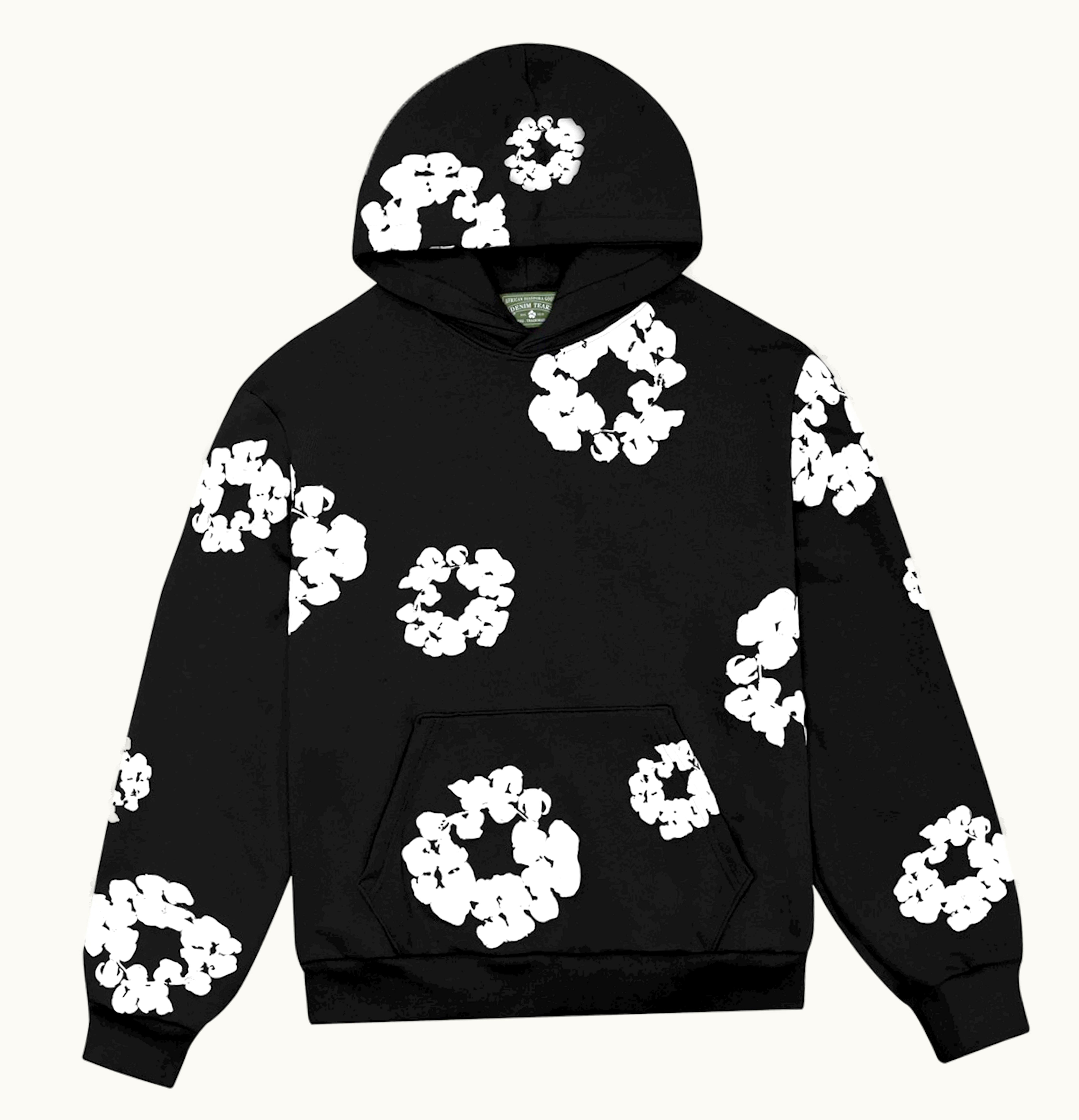 Denim Tears Denim Tears The Cotton Wreath Sweatshirt Black Sweatshirt Black