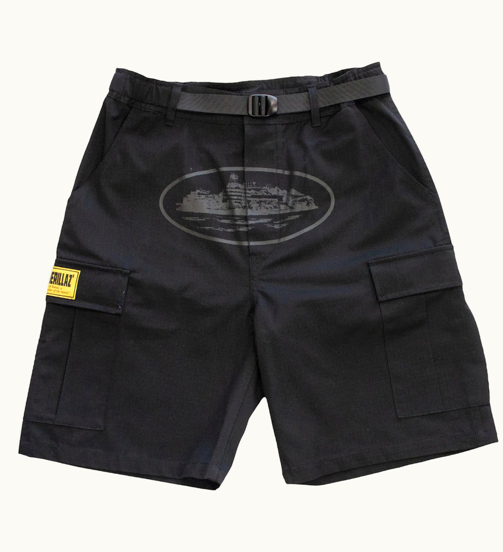 Corteiz Corteiz OG Cargo Shorts Triple Black
