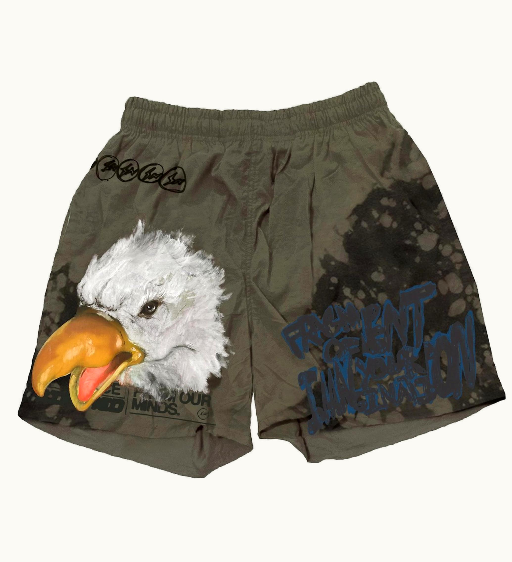 Travis Scott Travis Scott Cactus Jack For Fragment Imagination Shorts Olive