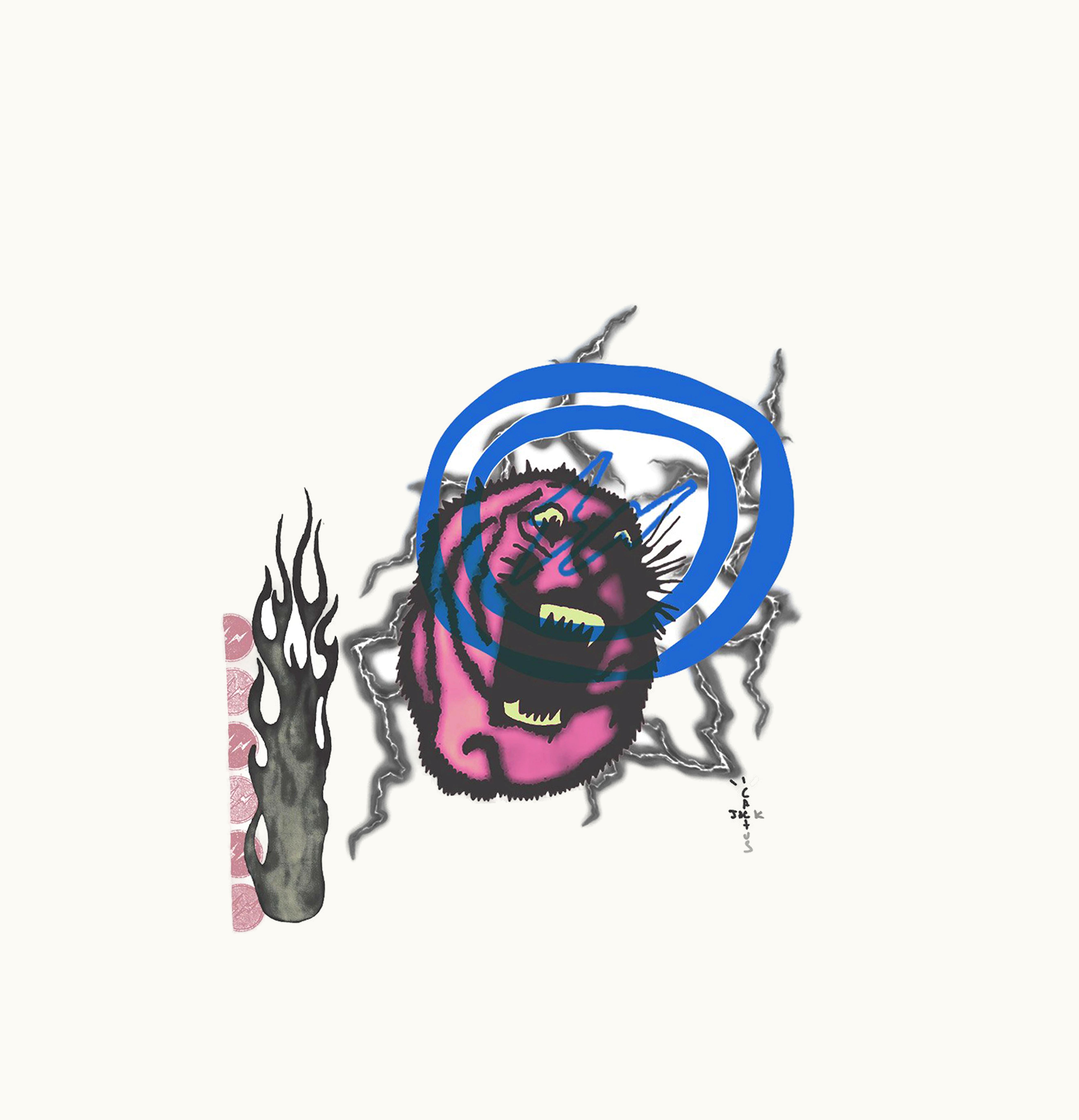 Travis Scott Travis Scott Cactus Jack For Fragment Sunrise Tee White