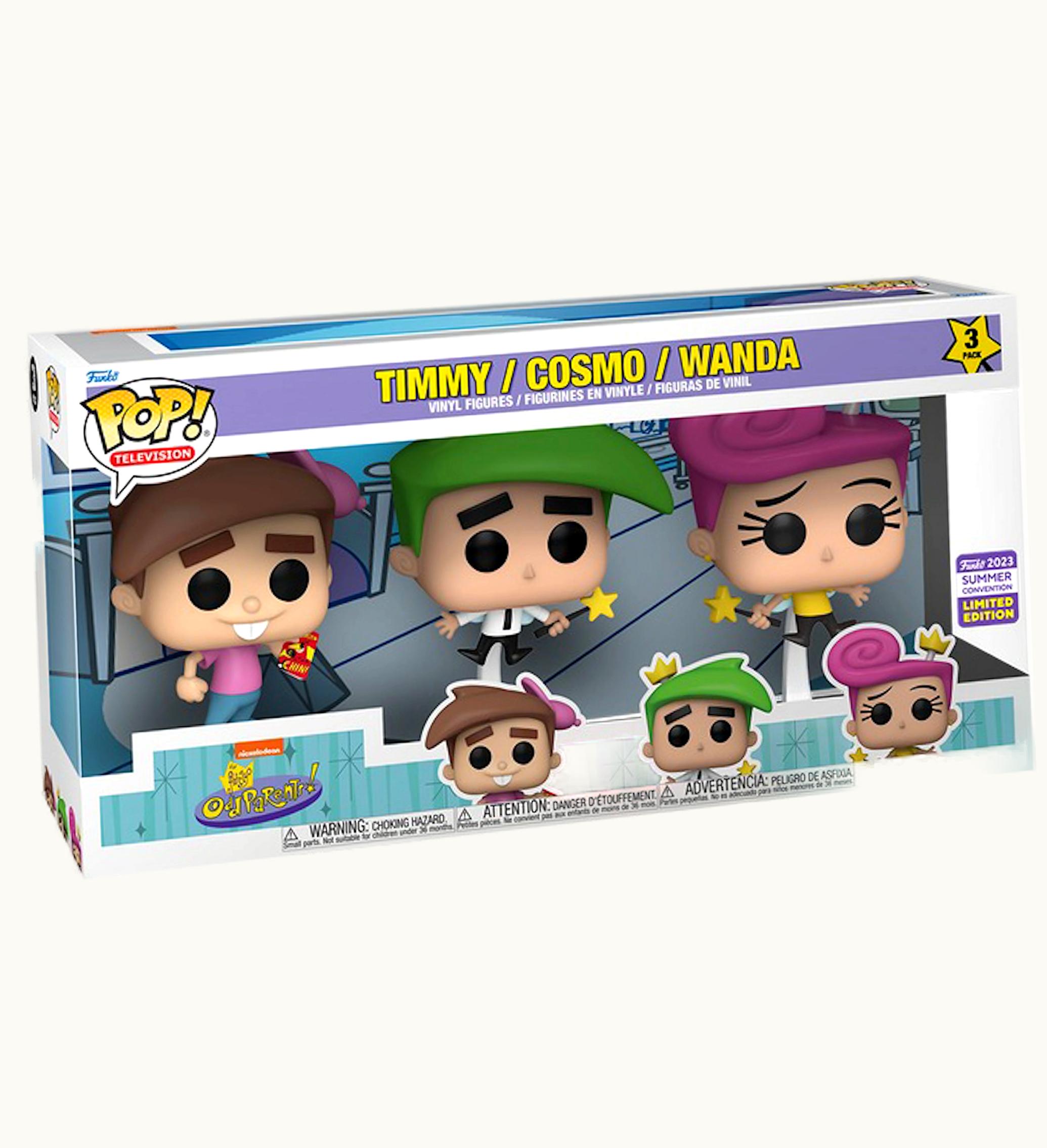 Funko Funko Pop Television Fairly Oddparents 2023 Summer Convention Limited Edition 3 Pack