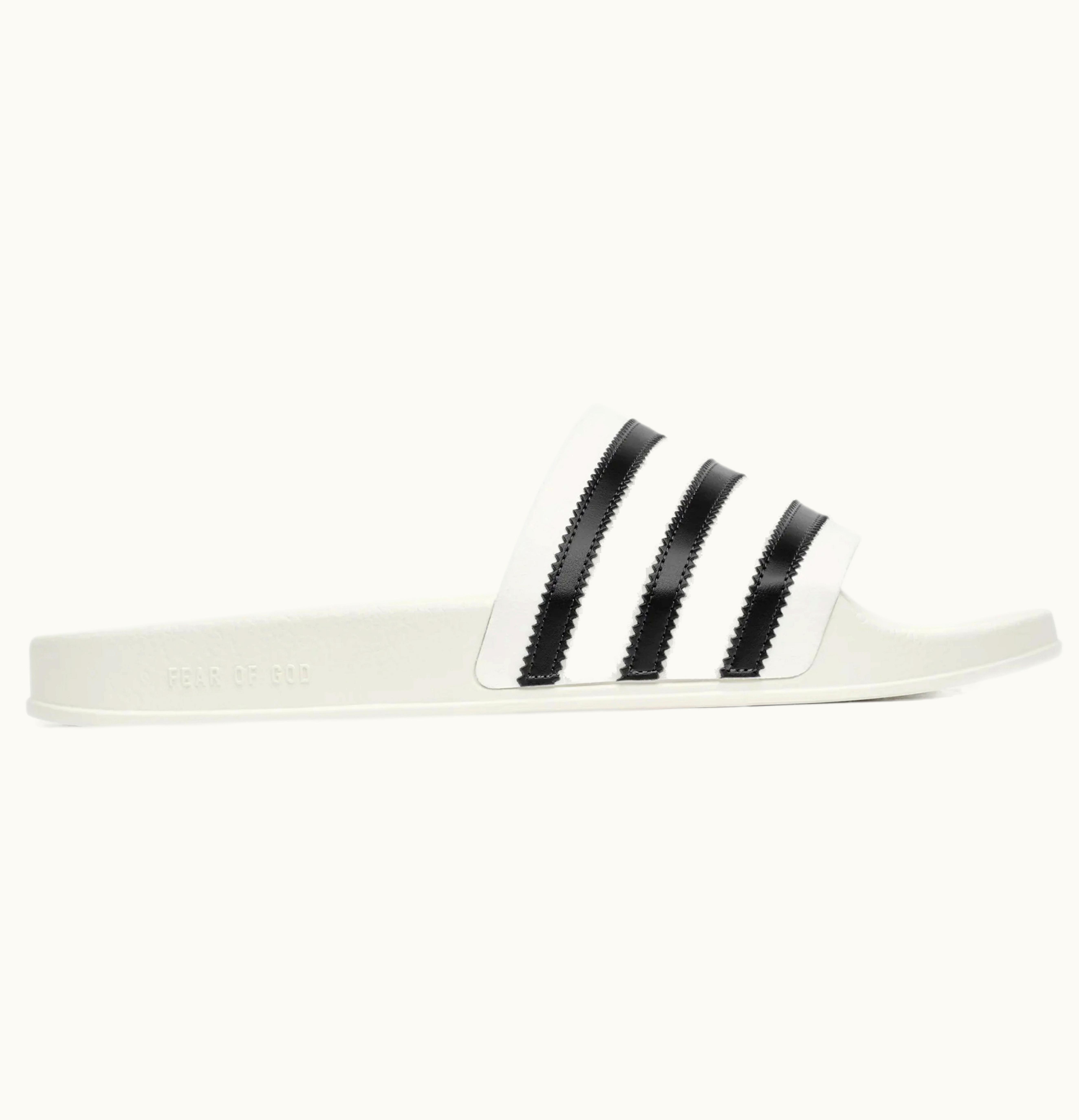 Adidas Fear Of God Athletics Adilette Cream White