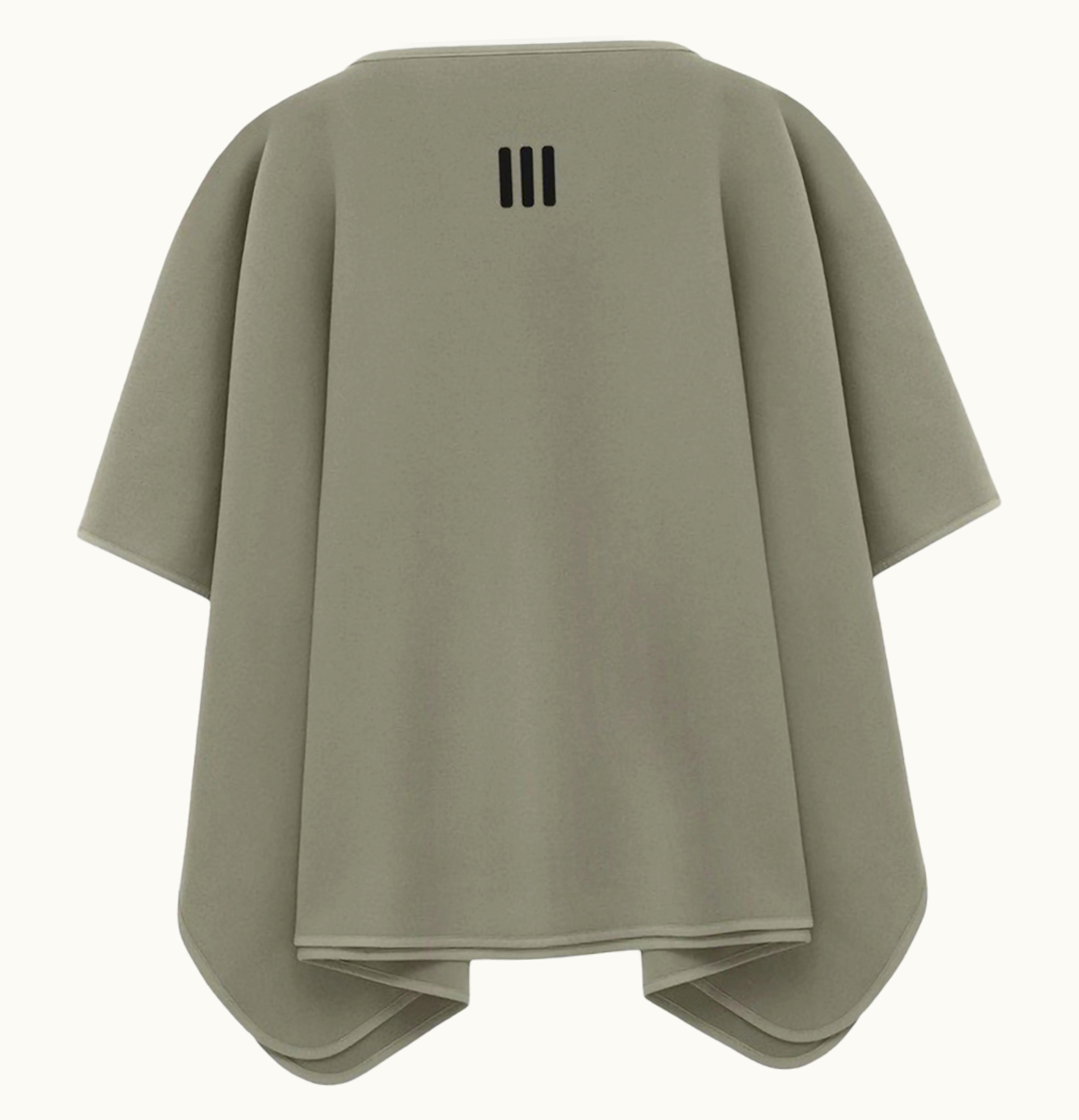 Fear of God Fear Of God Athletics Womens Suede Fleece Poncho Clay