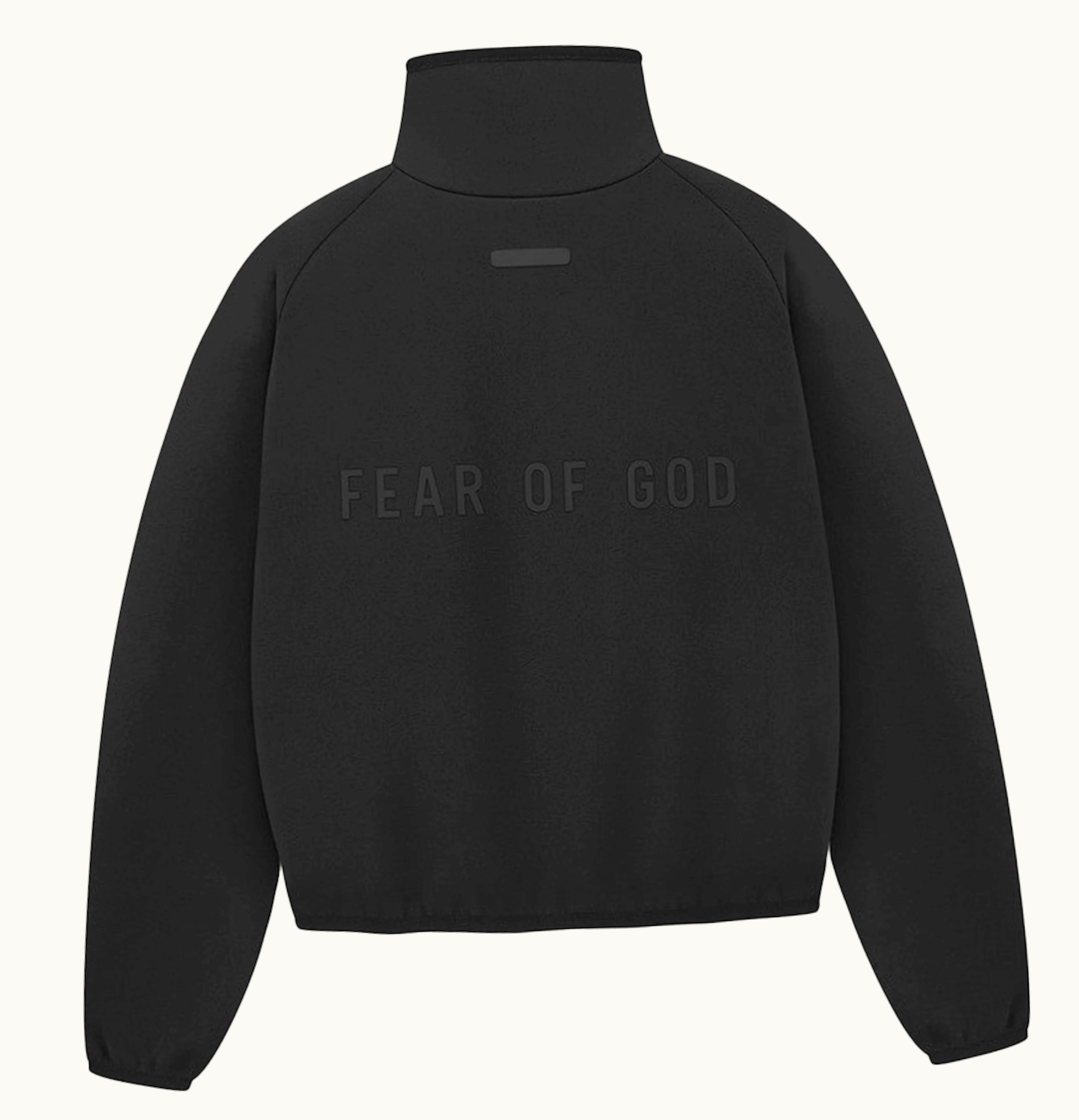 Fear of God Fear Of God Athletics Womens Suede Fleece Track Jacket Black