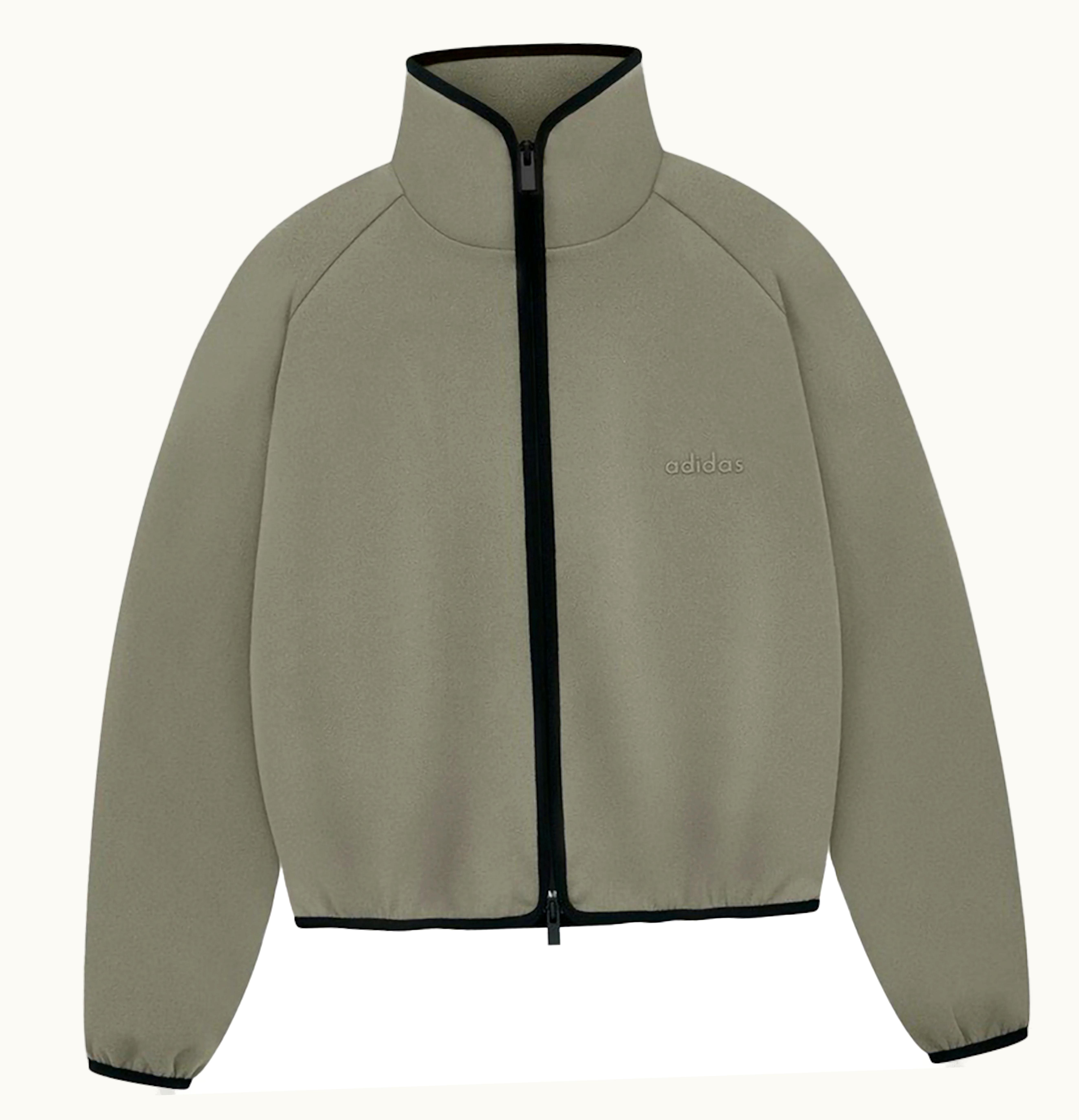 Fear of God Fear Of God Athletics Womens Suede Fleece Track Jacket Clay