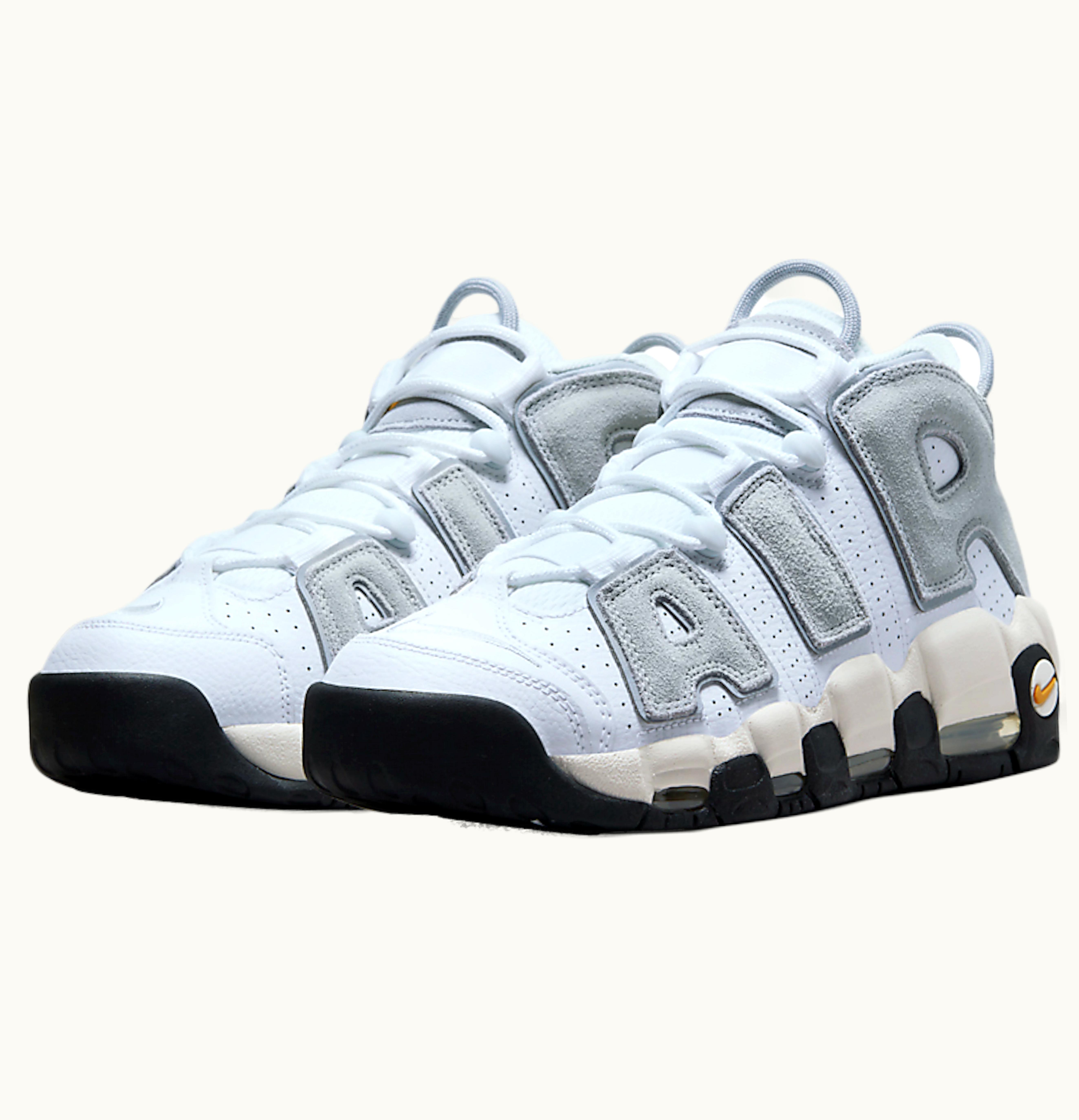 Nike Nike Air More Uptempo Wolf Grey Solar Flare