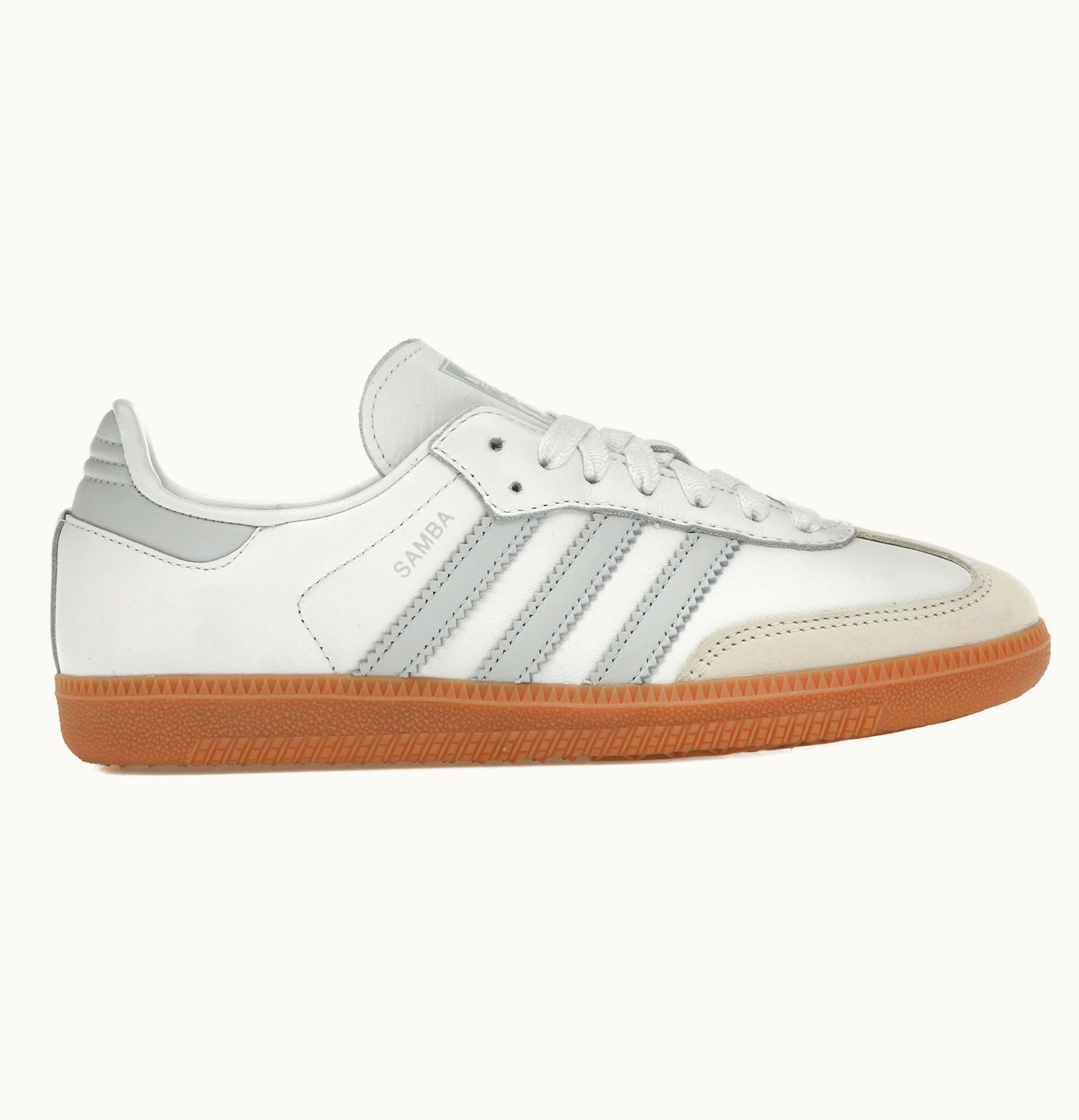 Adidas Samba OG White Halo Blue Gum Womens