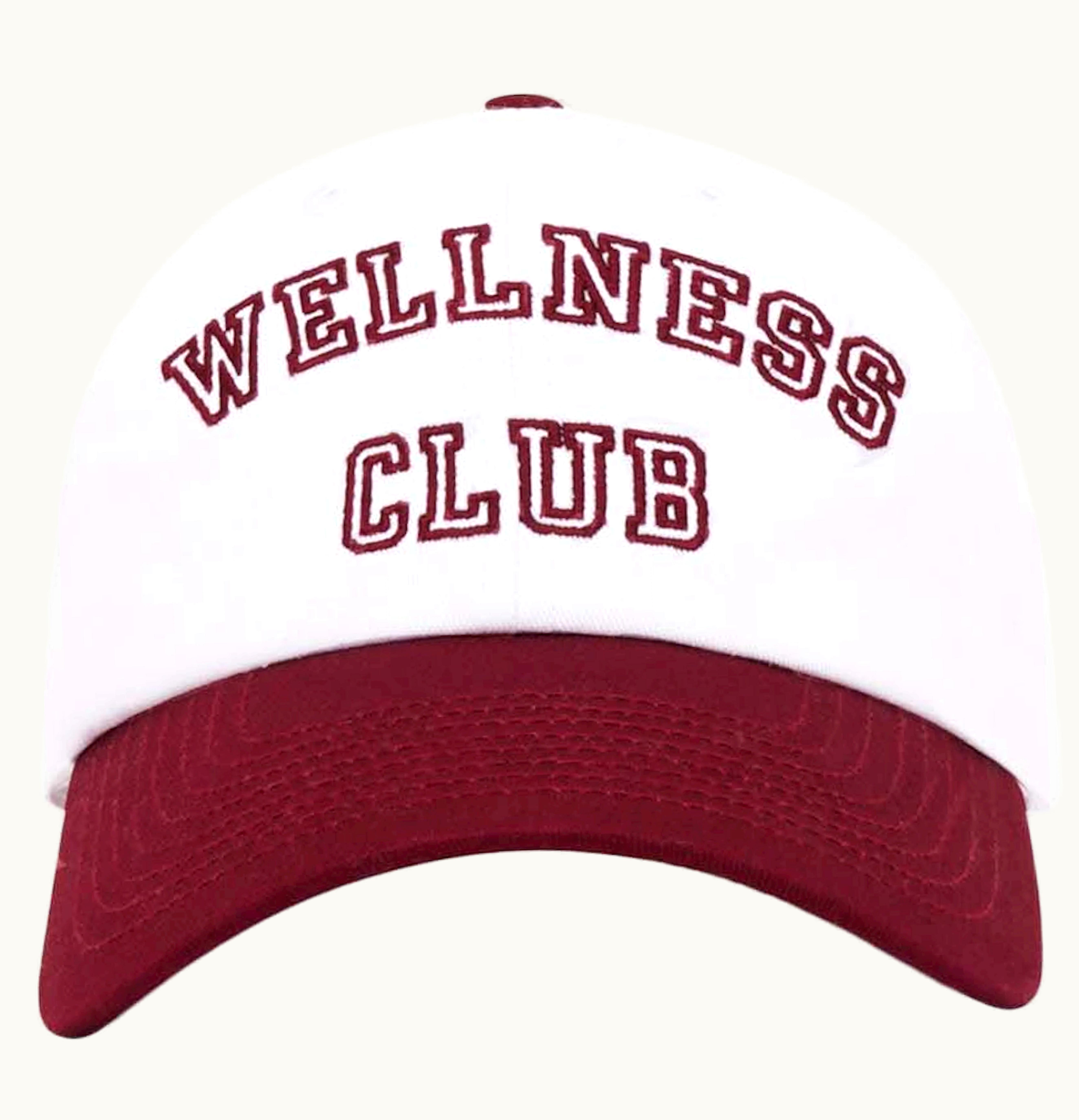 Sporty & Rich Sporty Rich X Adidas Originals Wellness Club Hat White Merlot