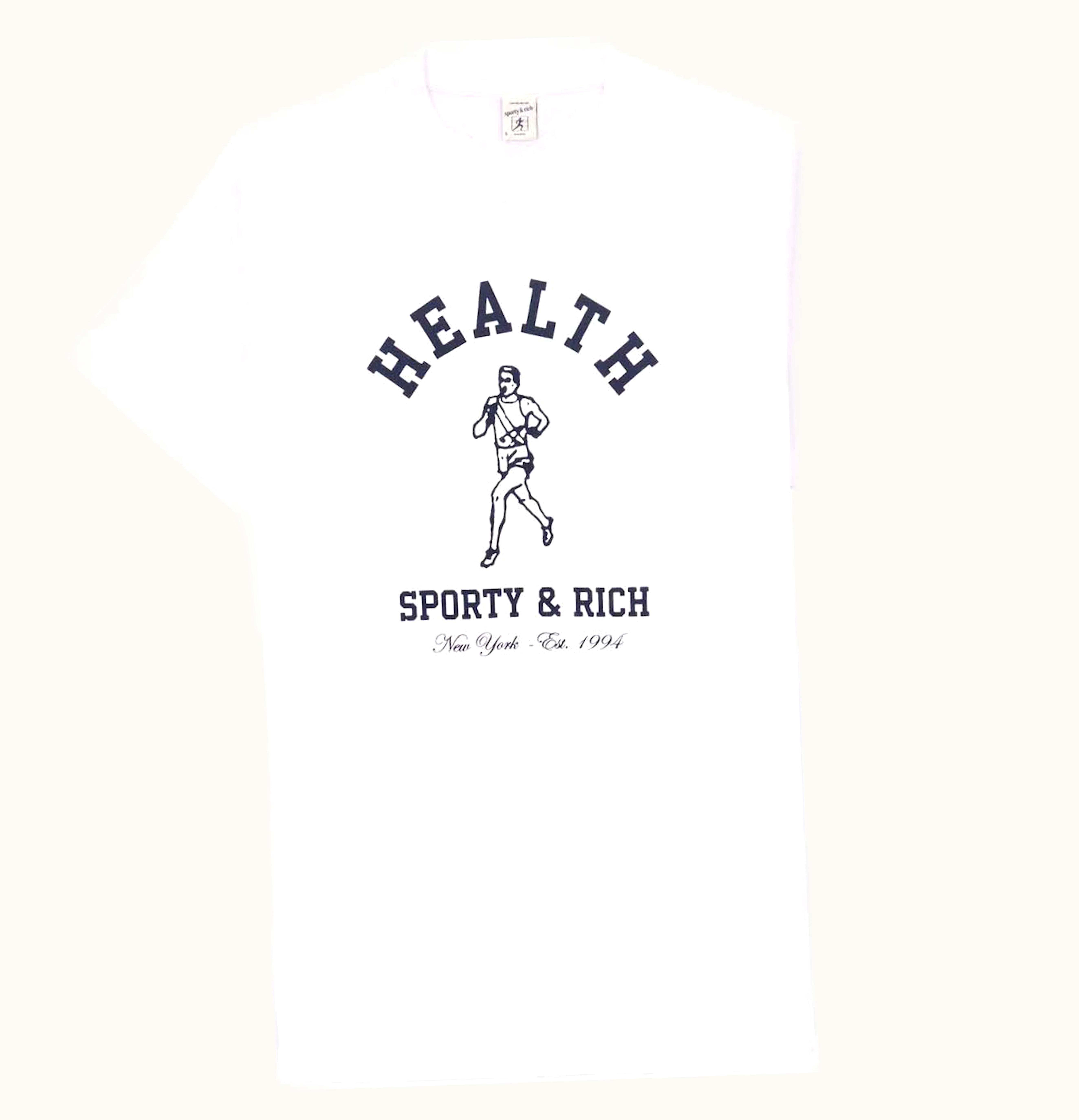 Sporty & Rich Sporty Rich X Adidas Originals NY Running Club T Shirt White