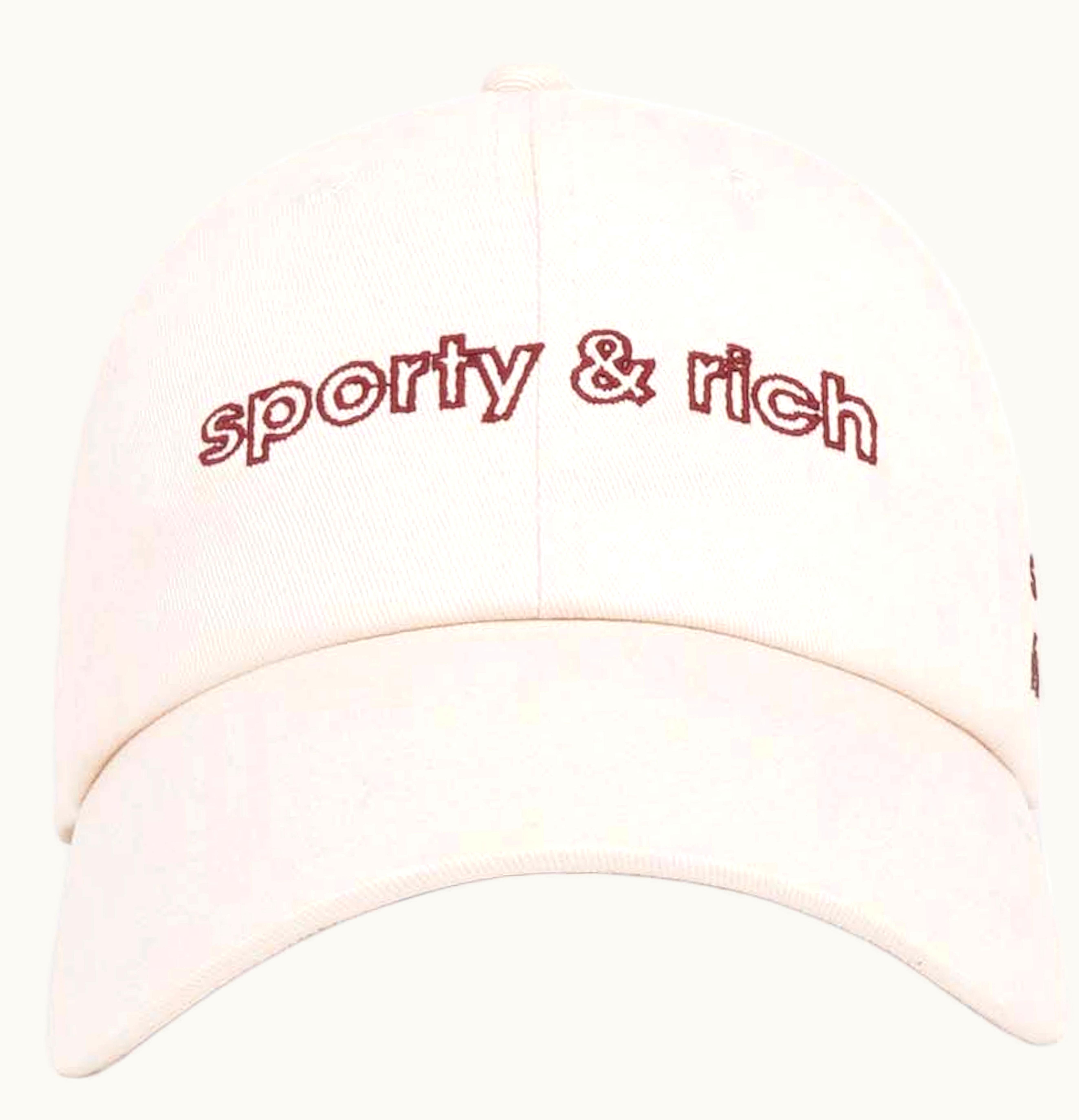 Sporty & Rich Sporty Rich X Adidas Originals Stay Active Hat Cream Merlot