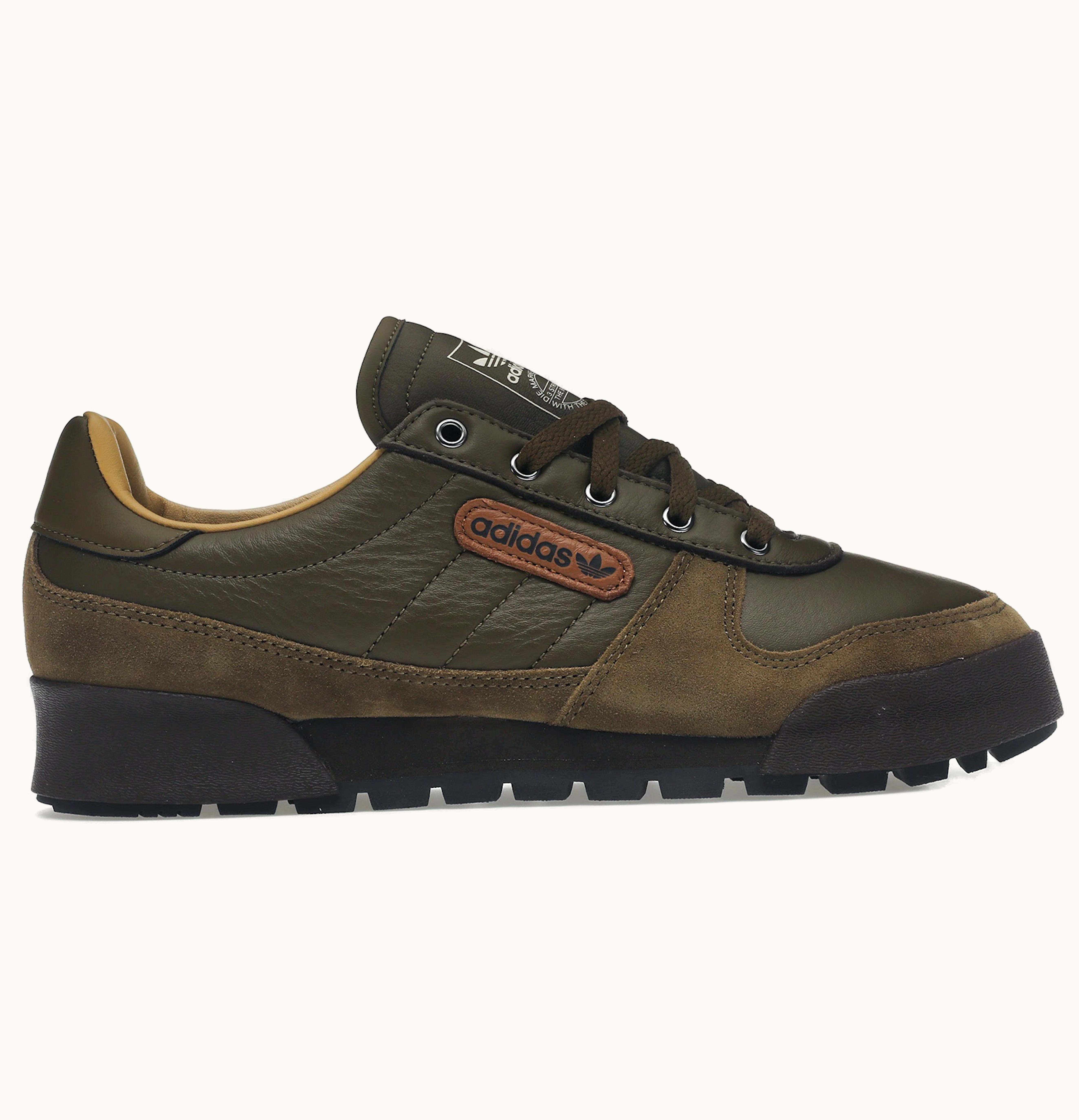 Adidas Carnforth SPZL Trace Olive Golden Beige Dark Brown