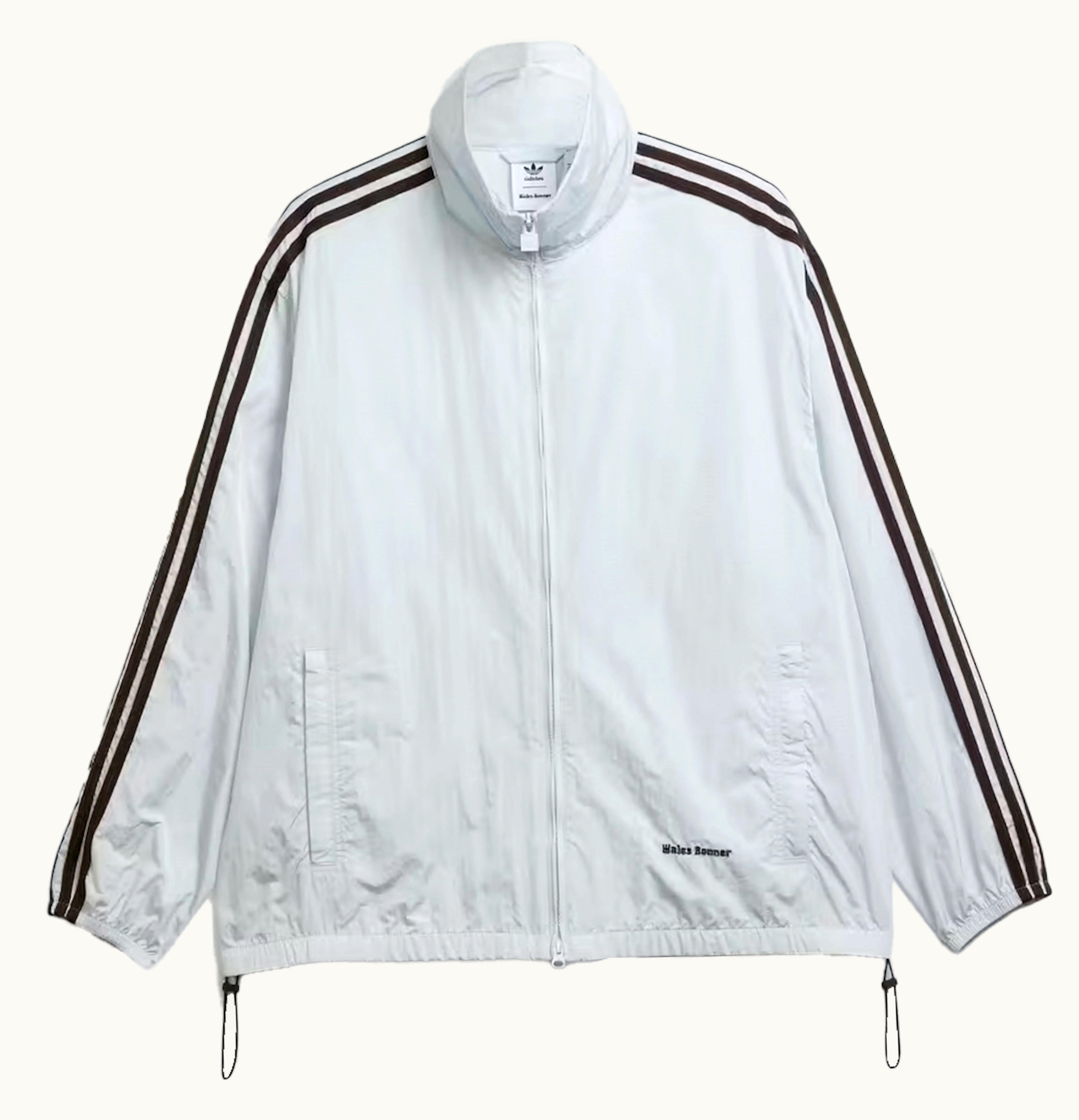 Adidas Adidas X Wales Bonner Statement Nylon Track Top Blue Tint