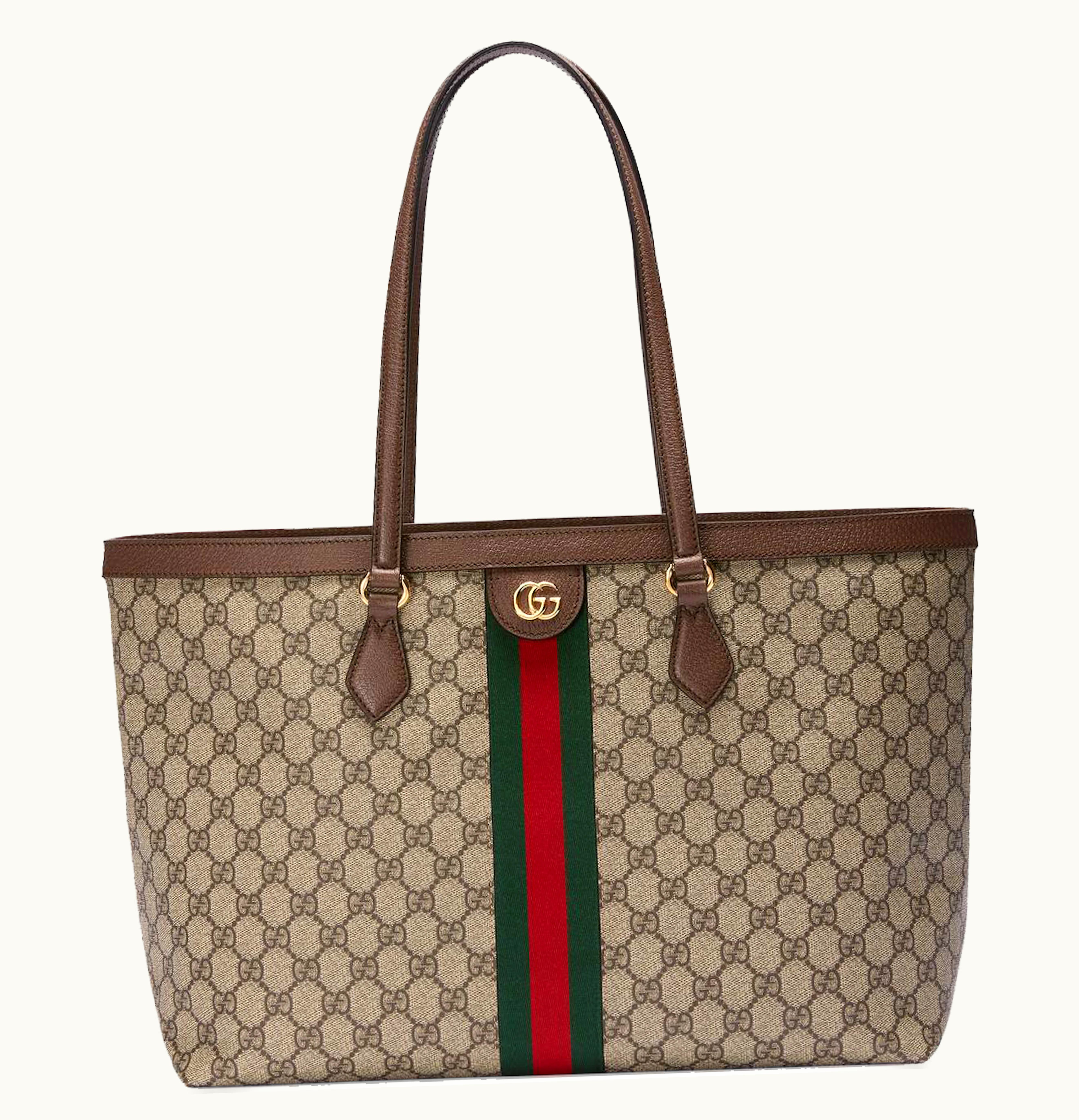 Gucci Gucci Ophidia GG Medium Tote Beige Ebony