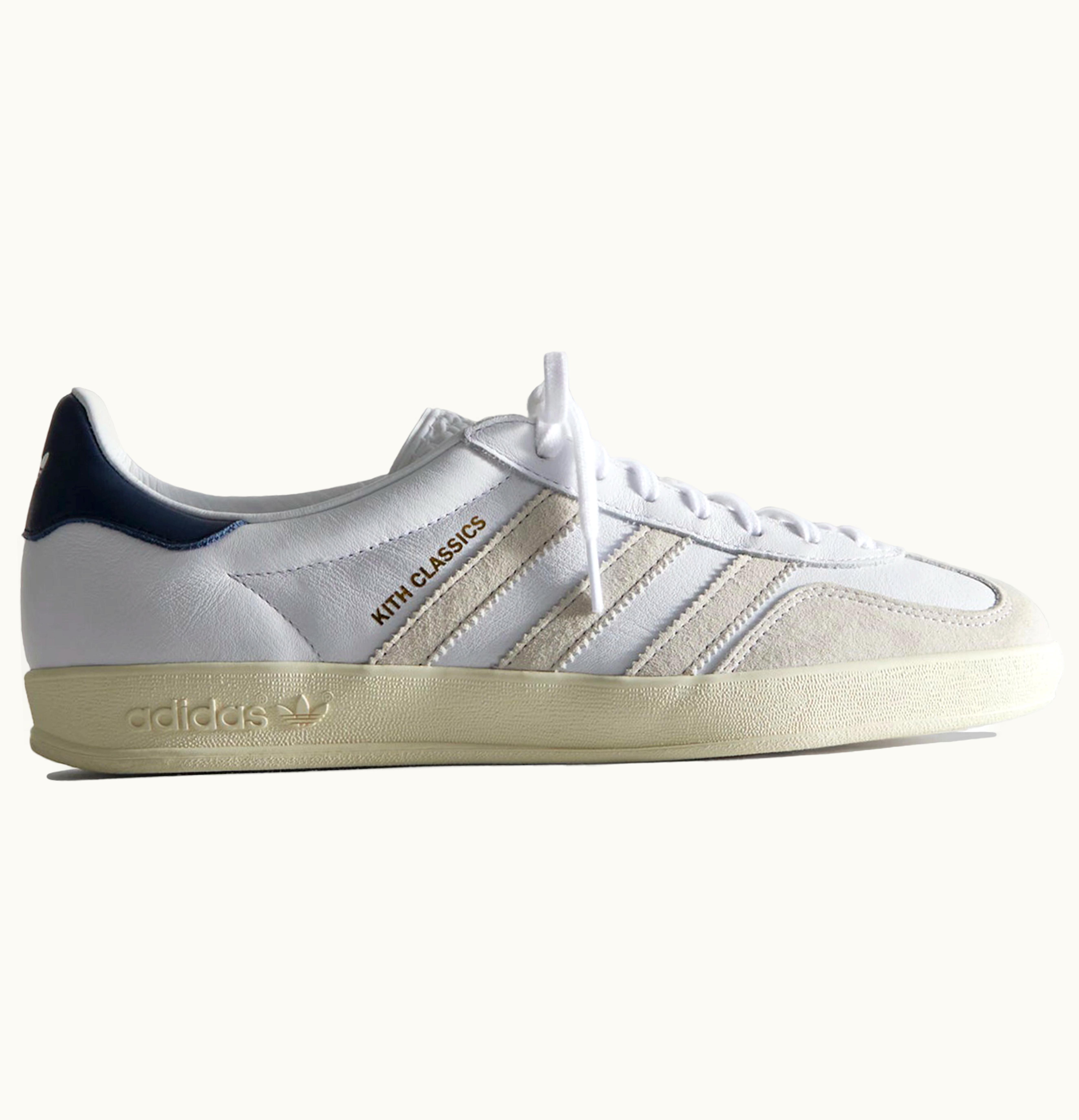 Adidas Gazelle Indoor Kith Classics White Navy