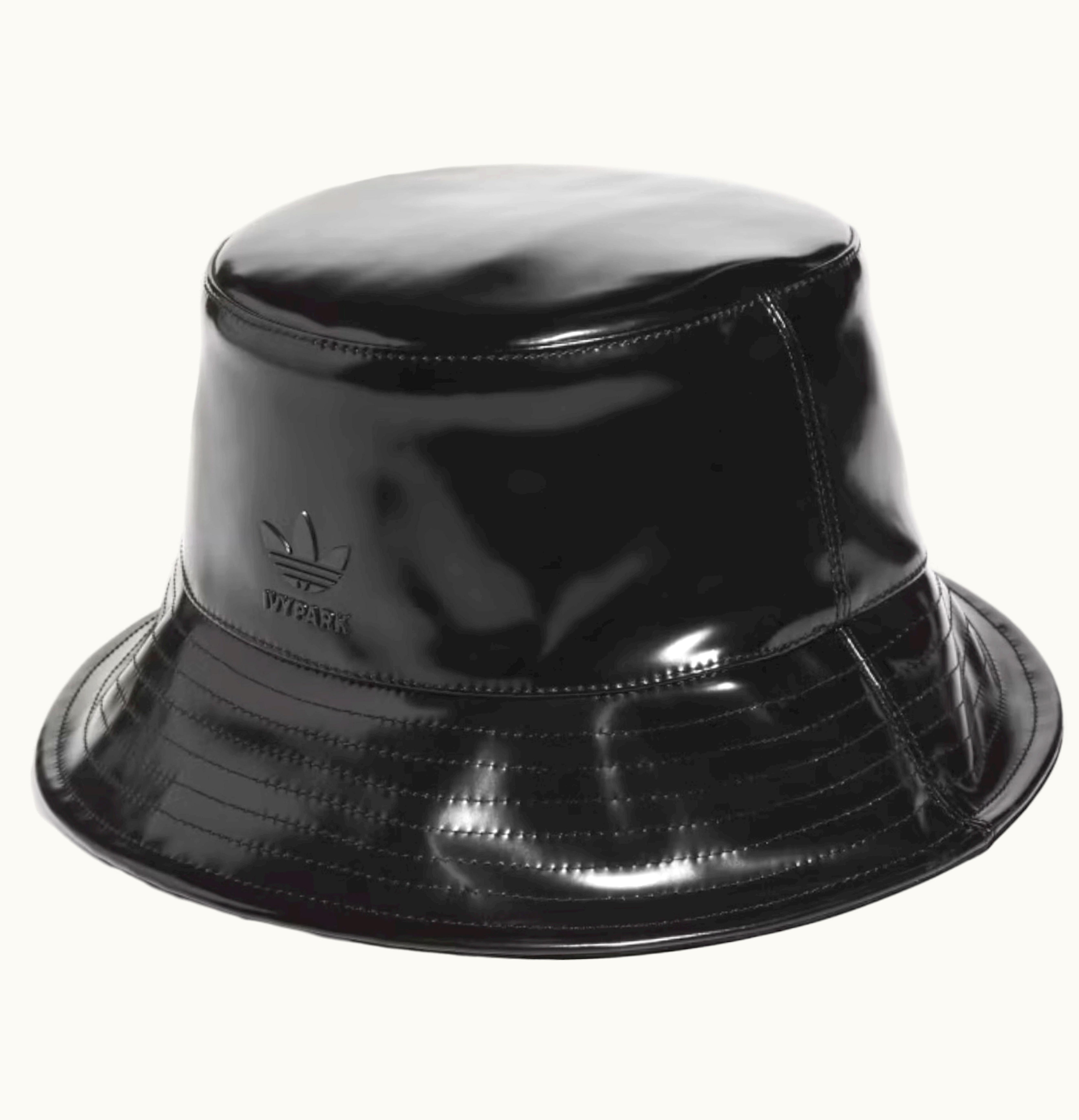 Adidas Adidas Ivy Park Reversible Latex Bucket Hat Black
