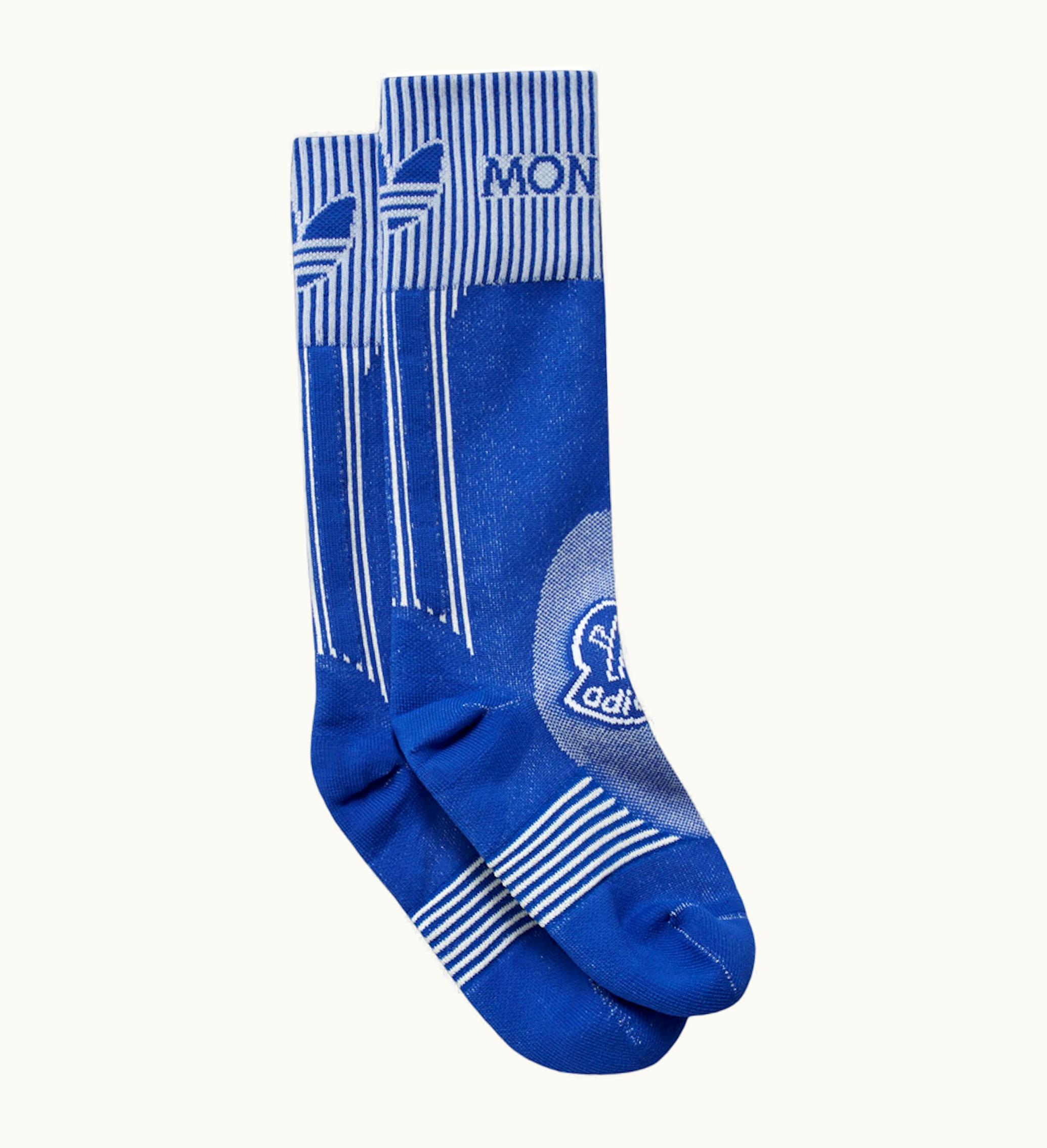Moncler Moncler X Adidas Originals Logo Socks Royal Blue