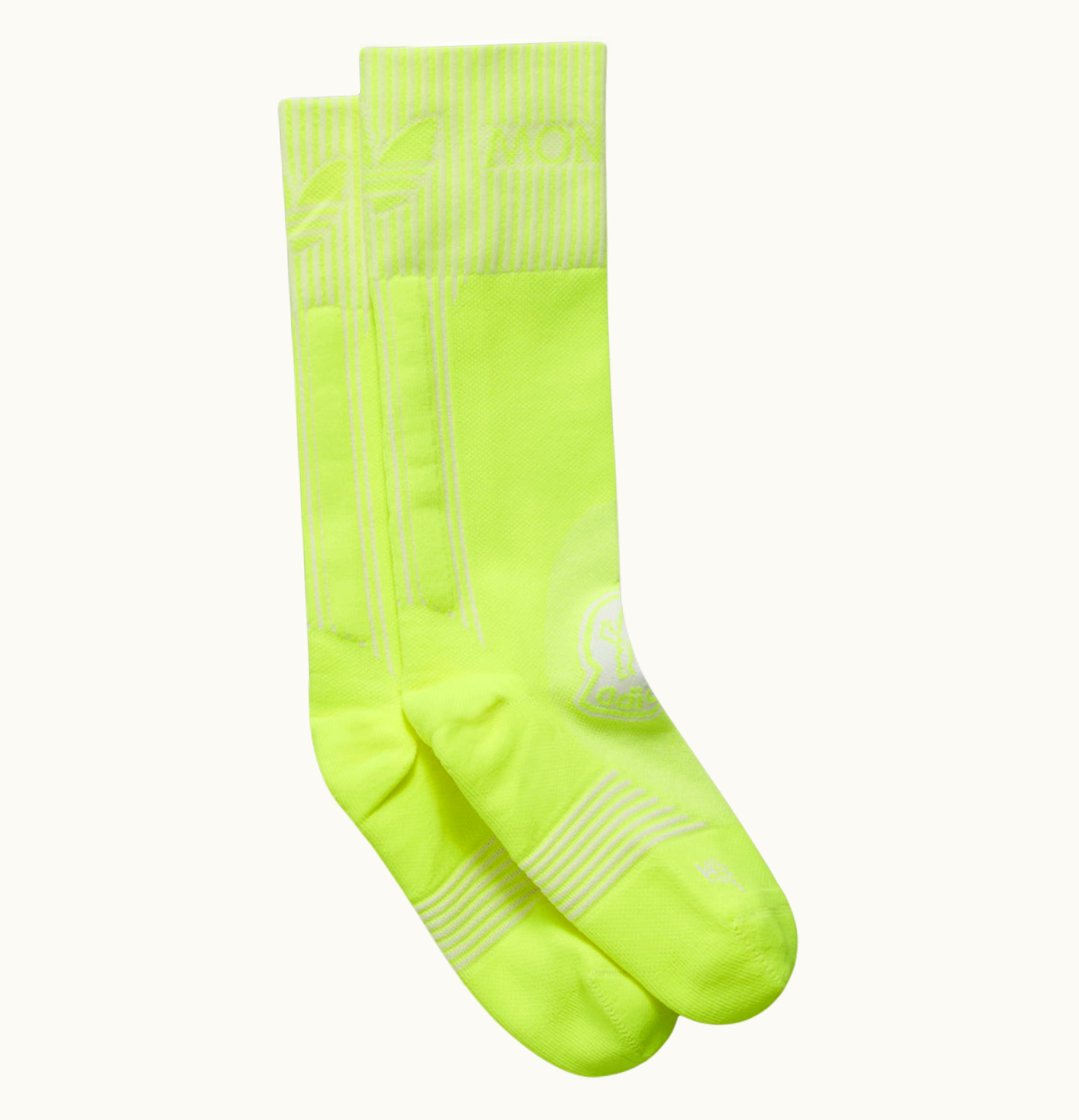 Moncler Moncler X Adidas Originals Logo Socks Lime Green