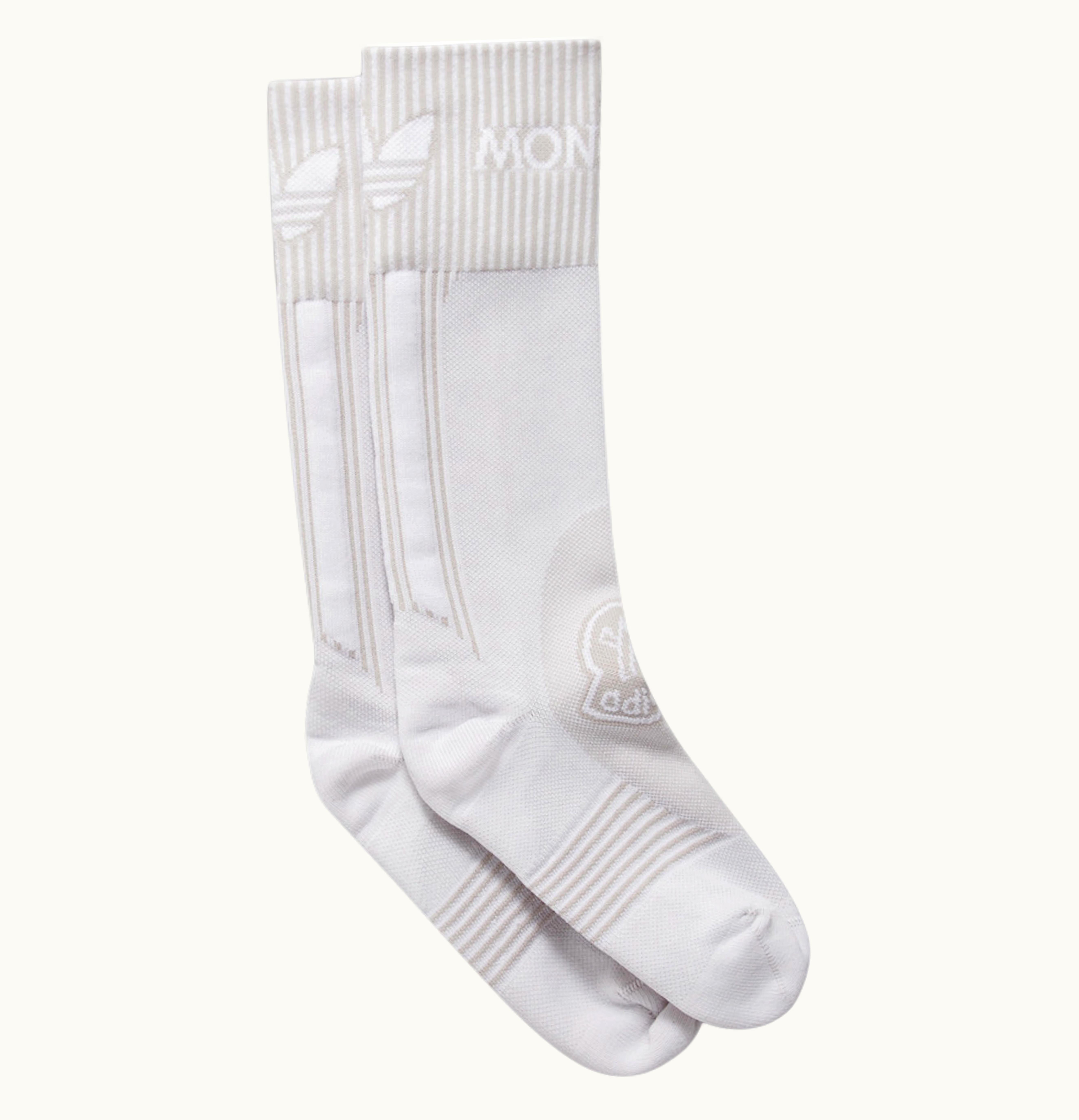 Moncler Moncler X Adidas Originals Logo Socks Optical White