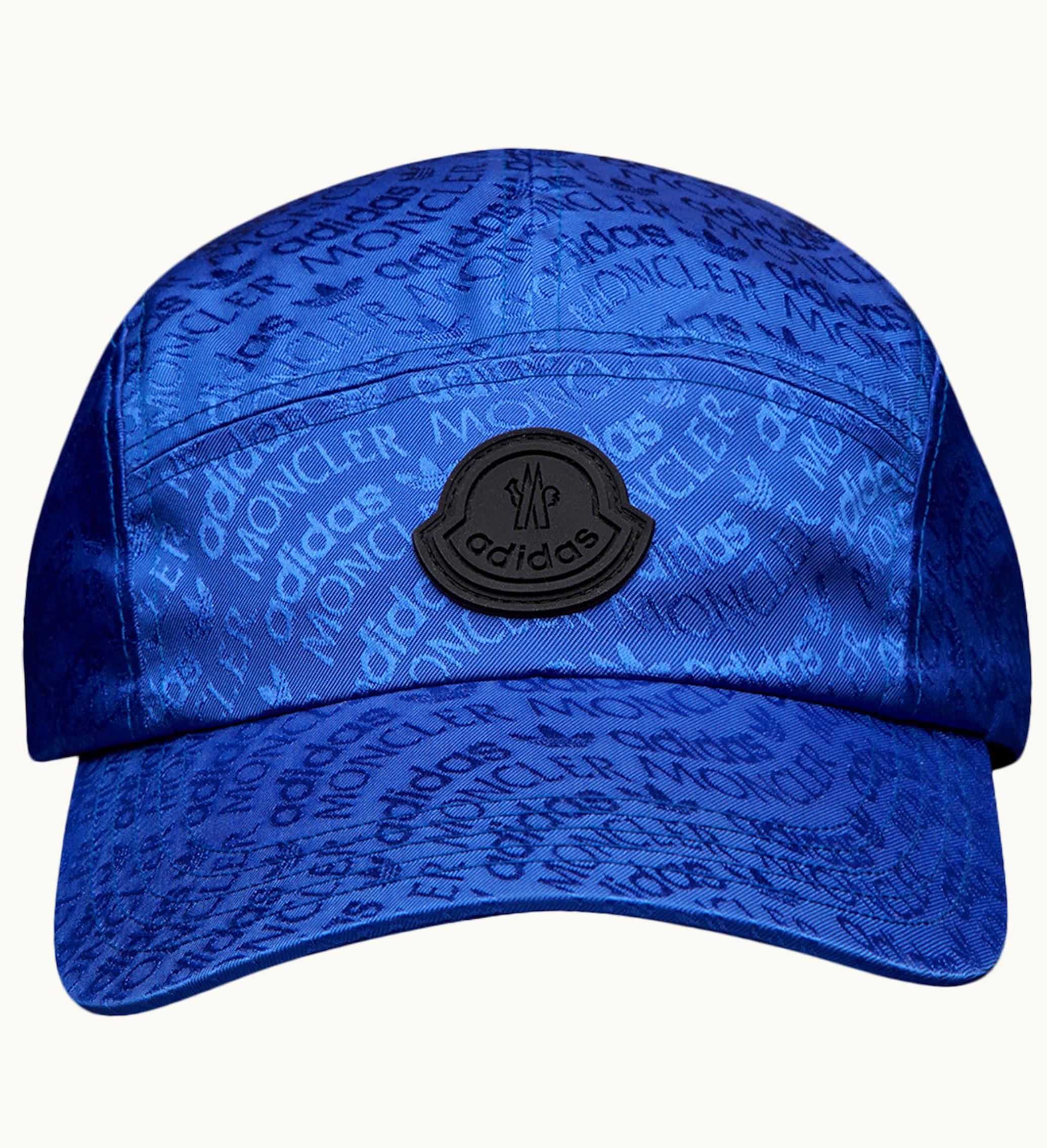 Moncler Moncler X Adidas Originals Logo Jacquard Baseball Cap Blue