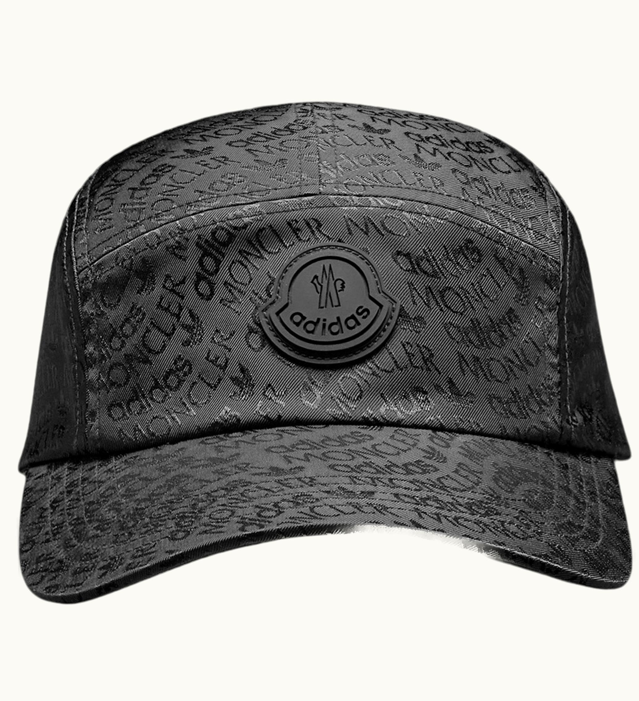 Moncler Moncler X Adidas Originals Logo Jacquard Baseball Cap Black