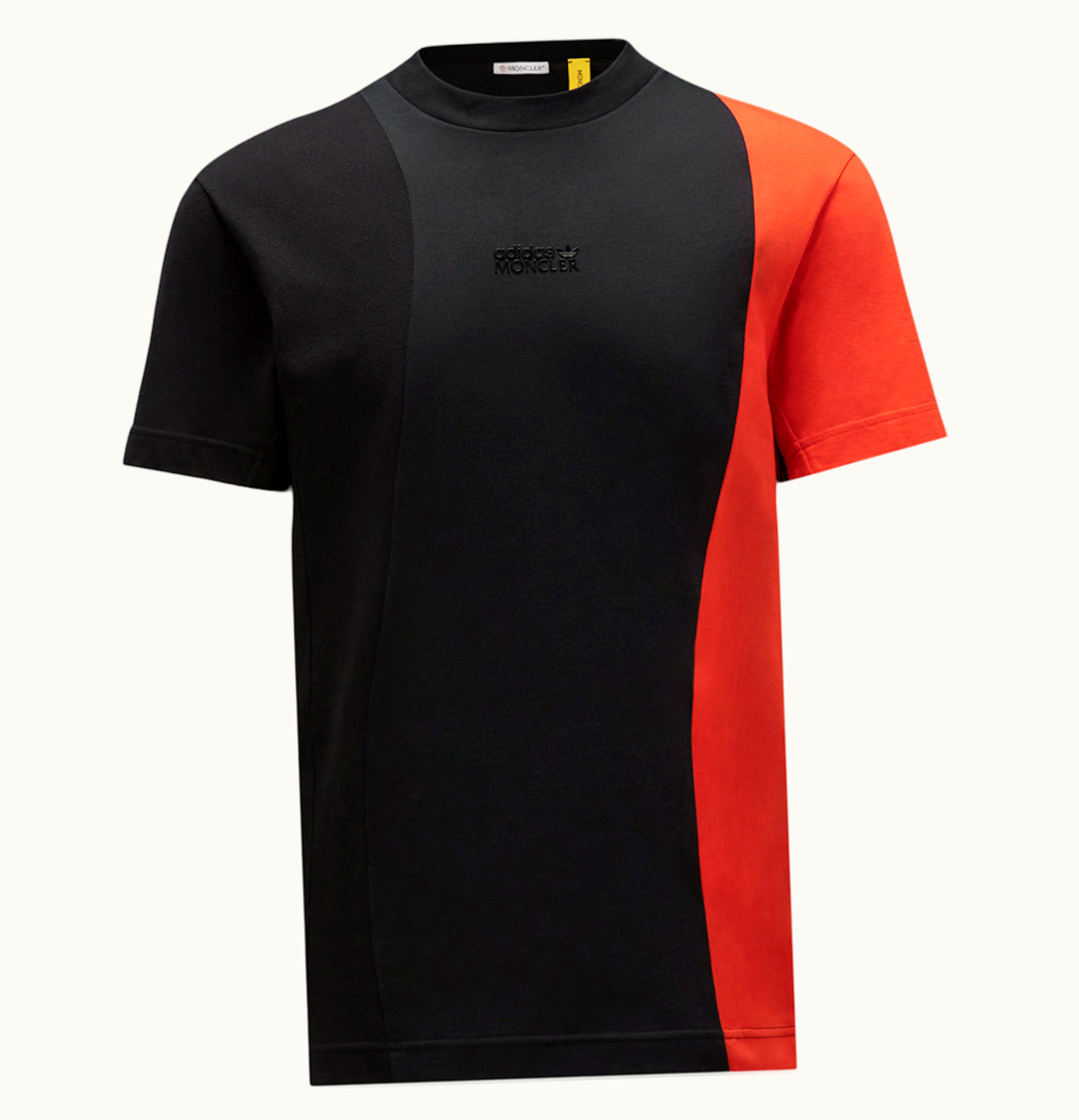 Moncler Moncler X Adidas Originals Jersey T Shirt Orange Black