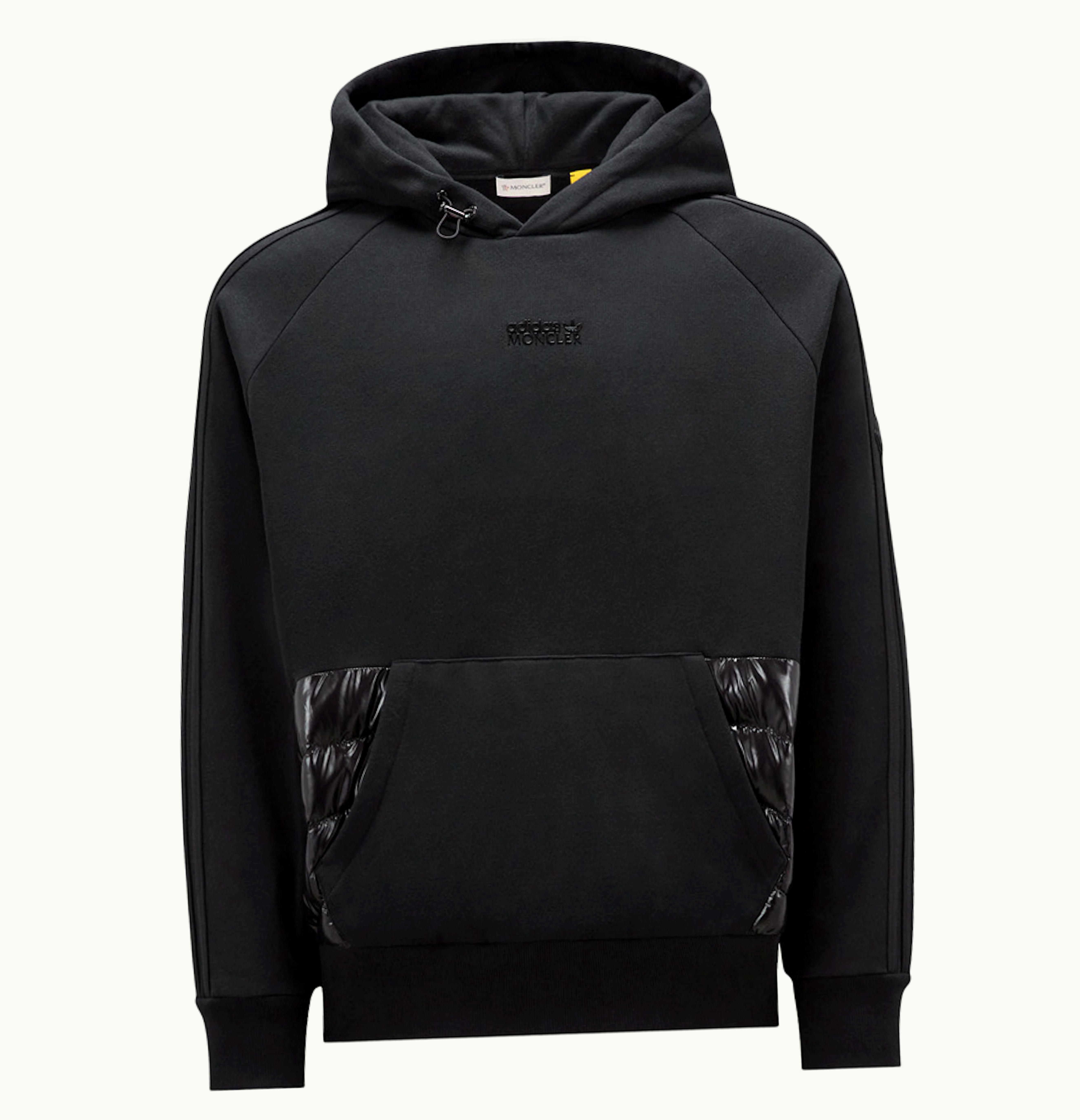 Moncler Moncler X Adidas Originals Fleece Hoodie Black