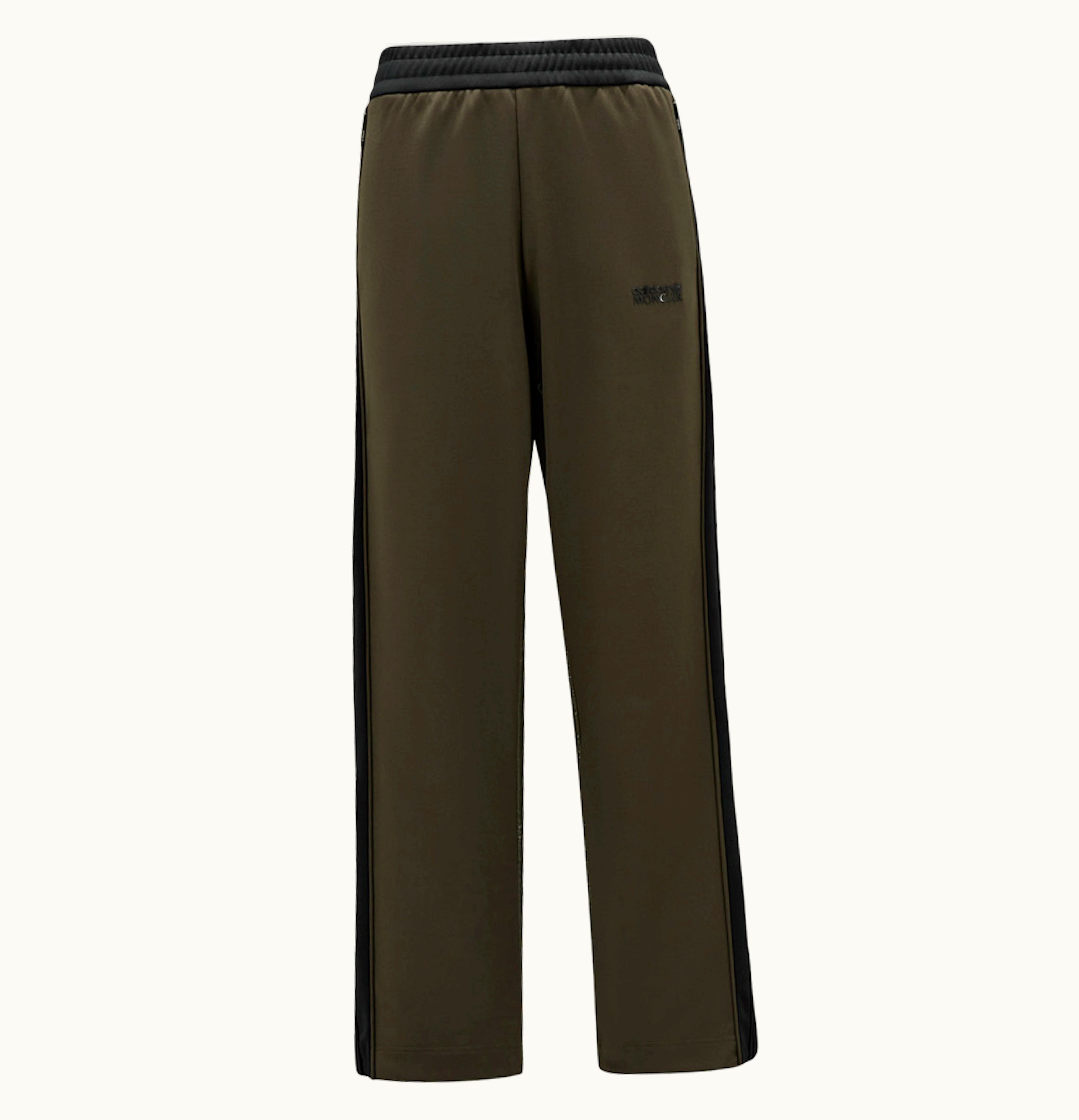 Moncler Moncler X Adidas Originals Acetate Sweatpants Men Black Green