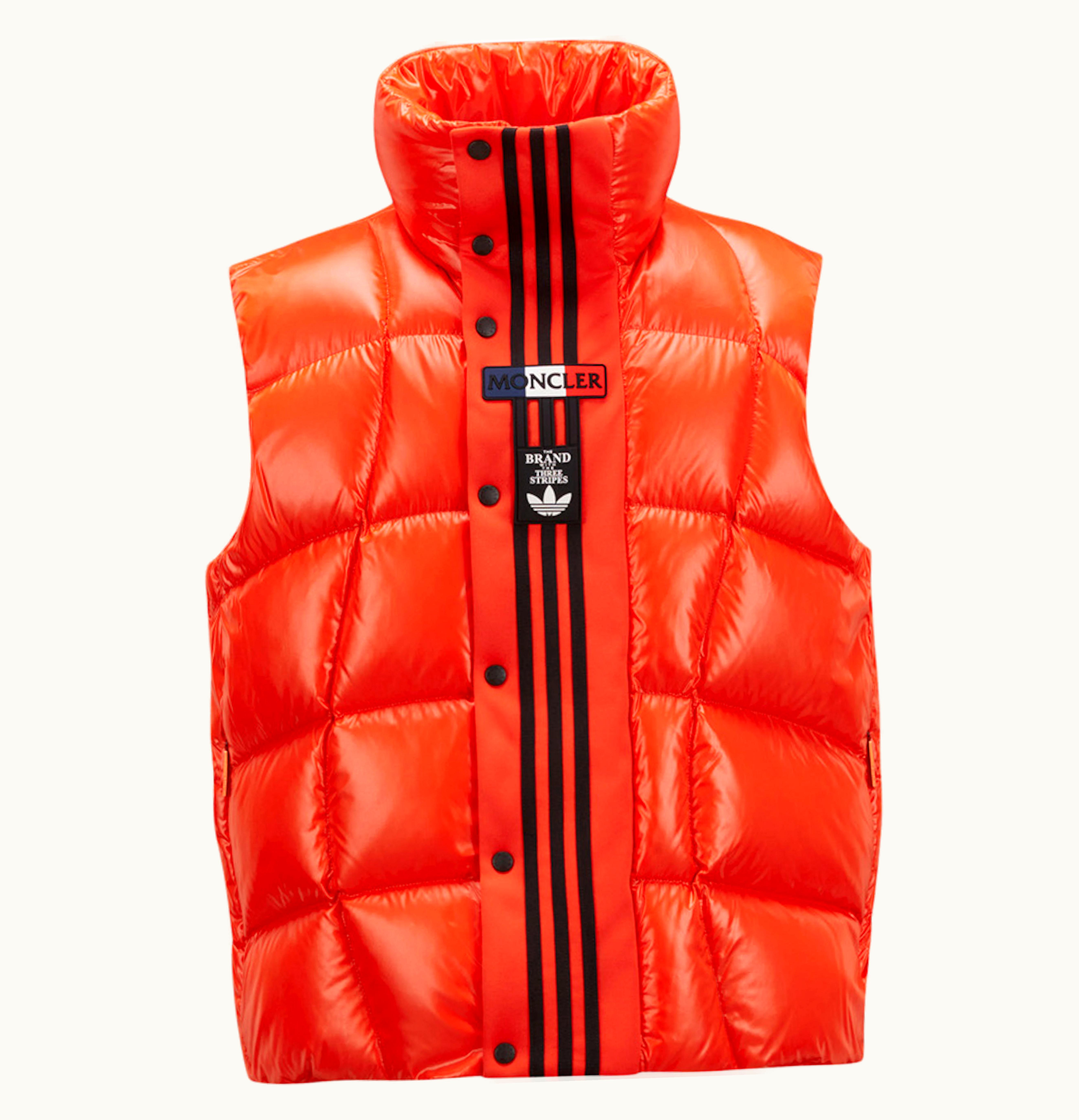 Moncler Moncler X Adidas Originals Bozon Down Vest Orange