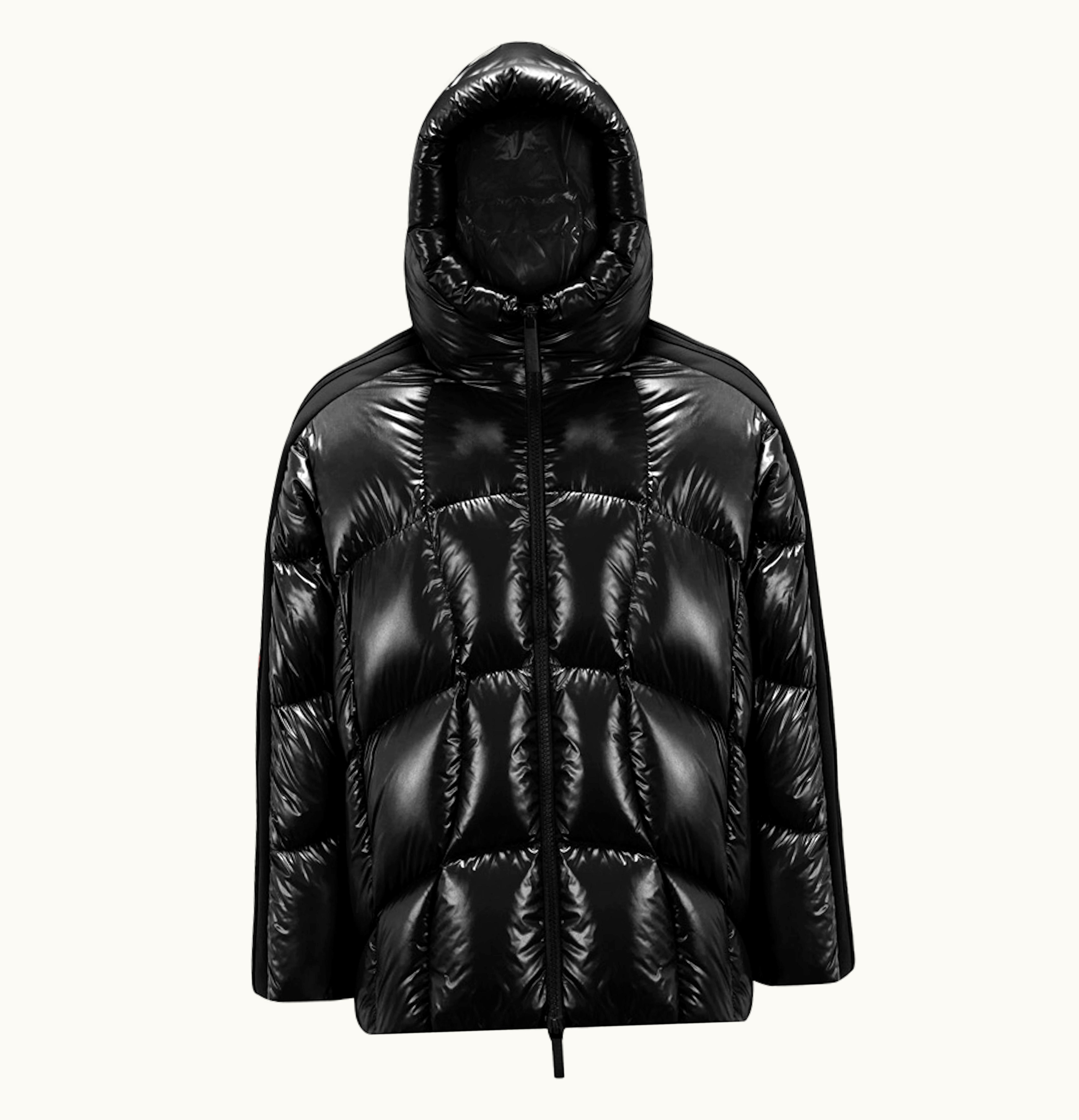 Moncler Moncler X Adidas Originals Beiser Short Down Jacket Black