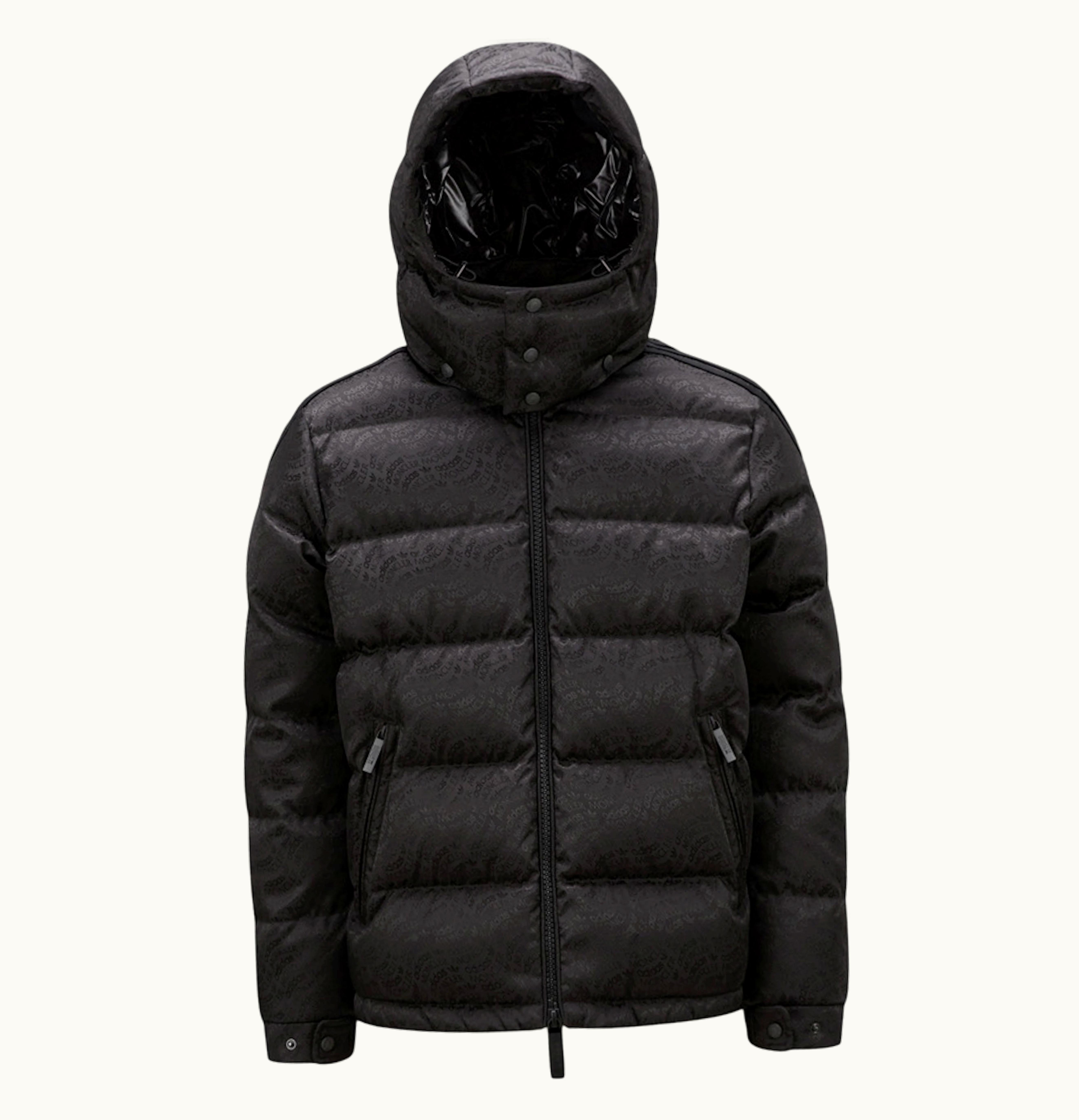 Moncler Moncler X Adidas Originals Alpbach Short Down Jacket Black