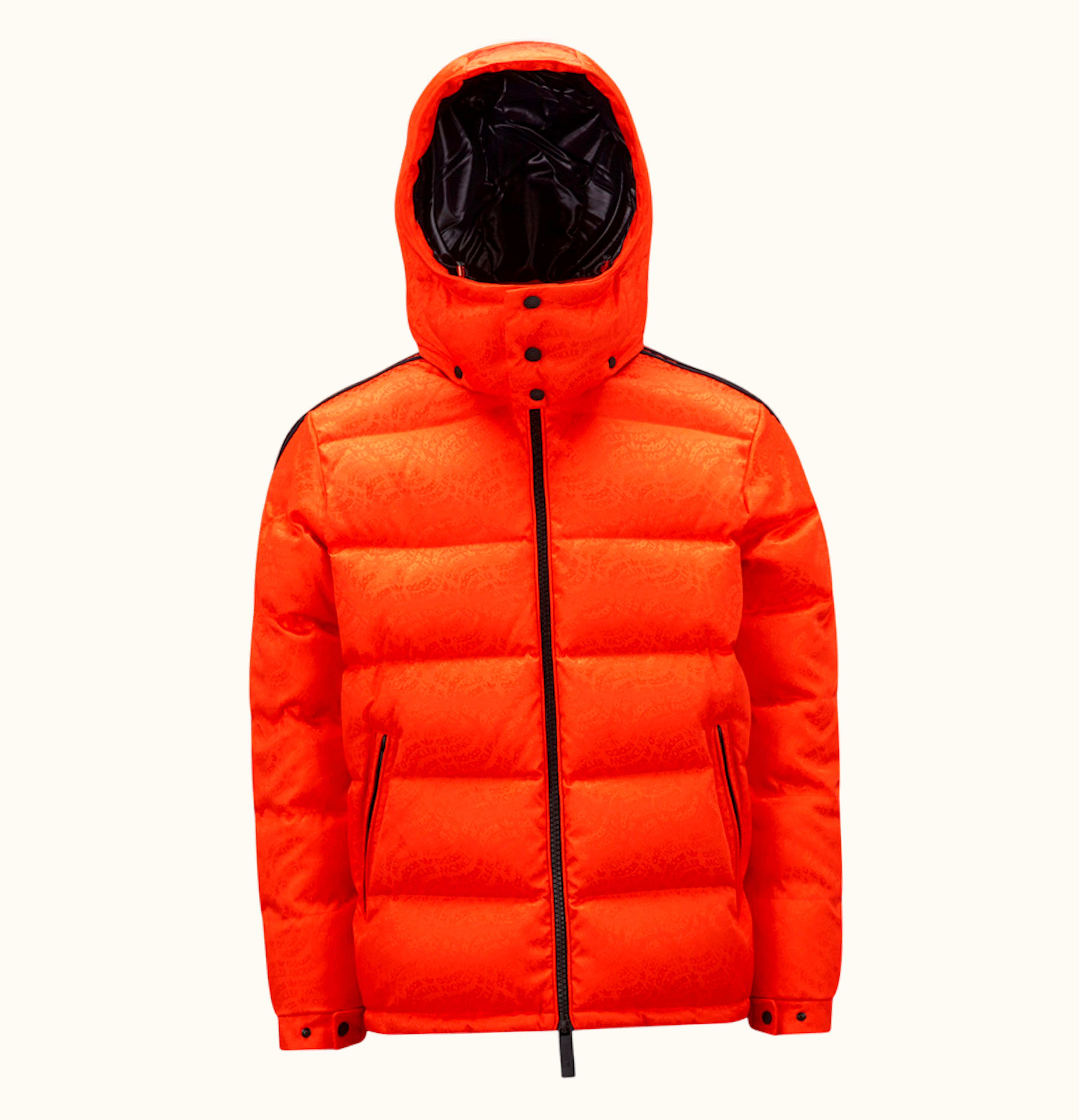 Moncler Moncler X Adidas Originals Alpbach Short Down Jacket Orange