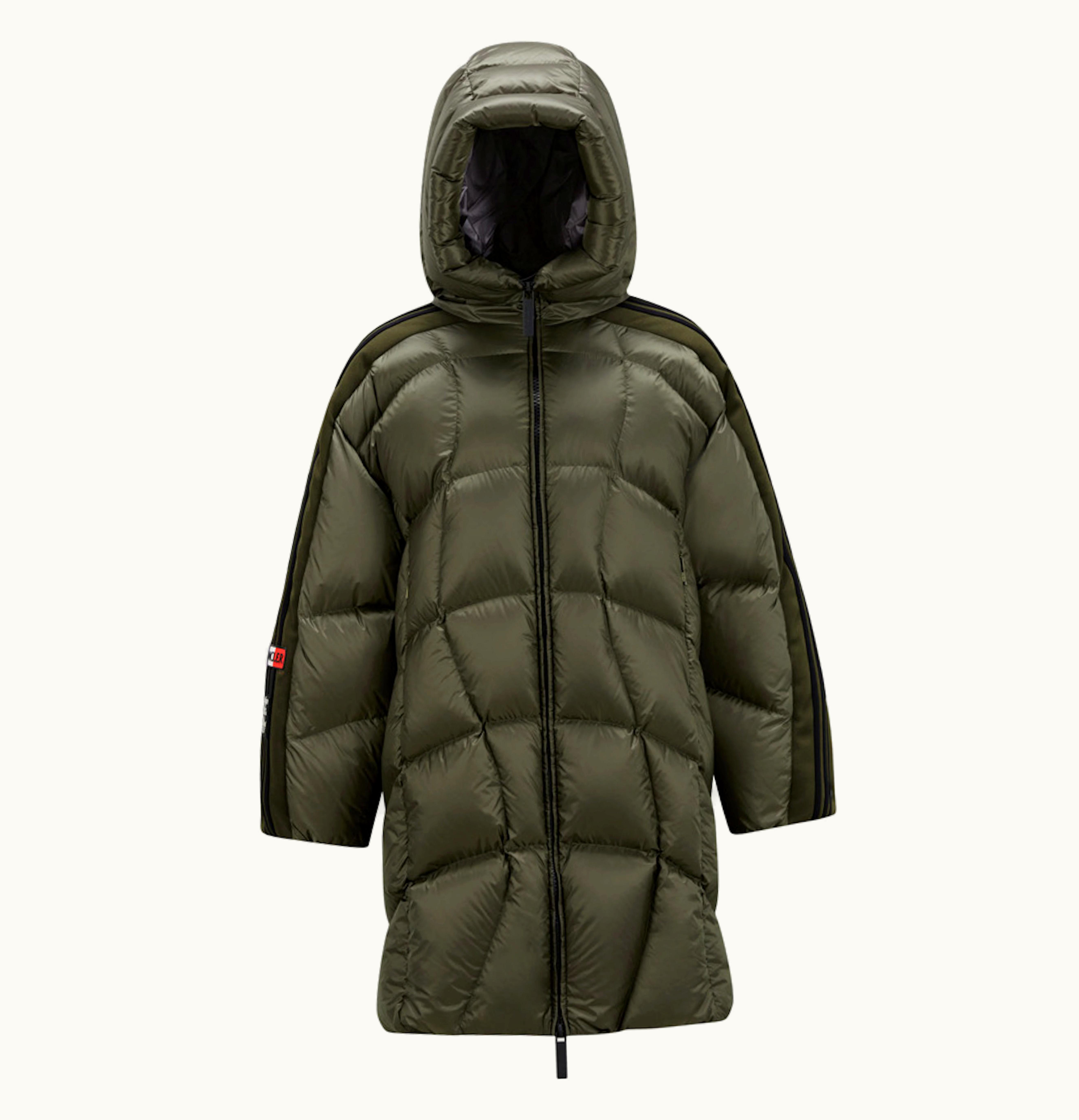 Moncler Moncler X Adidas Originals Bonneval Long Down Jacket Dark Green