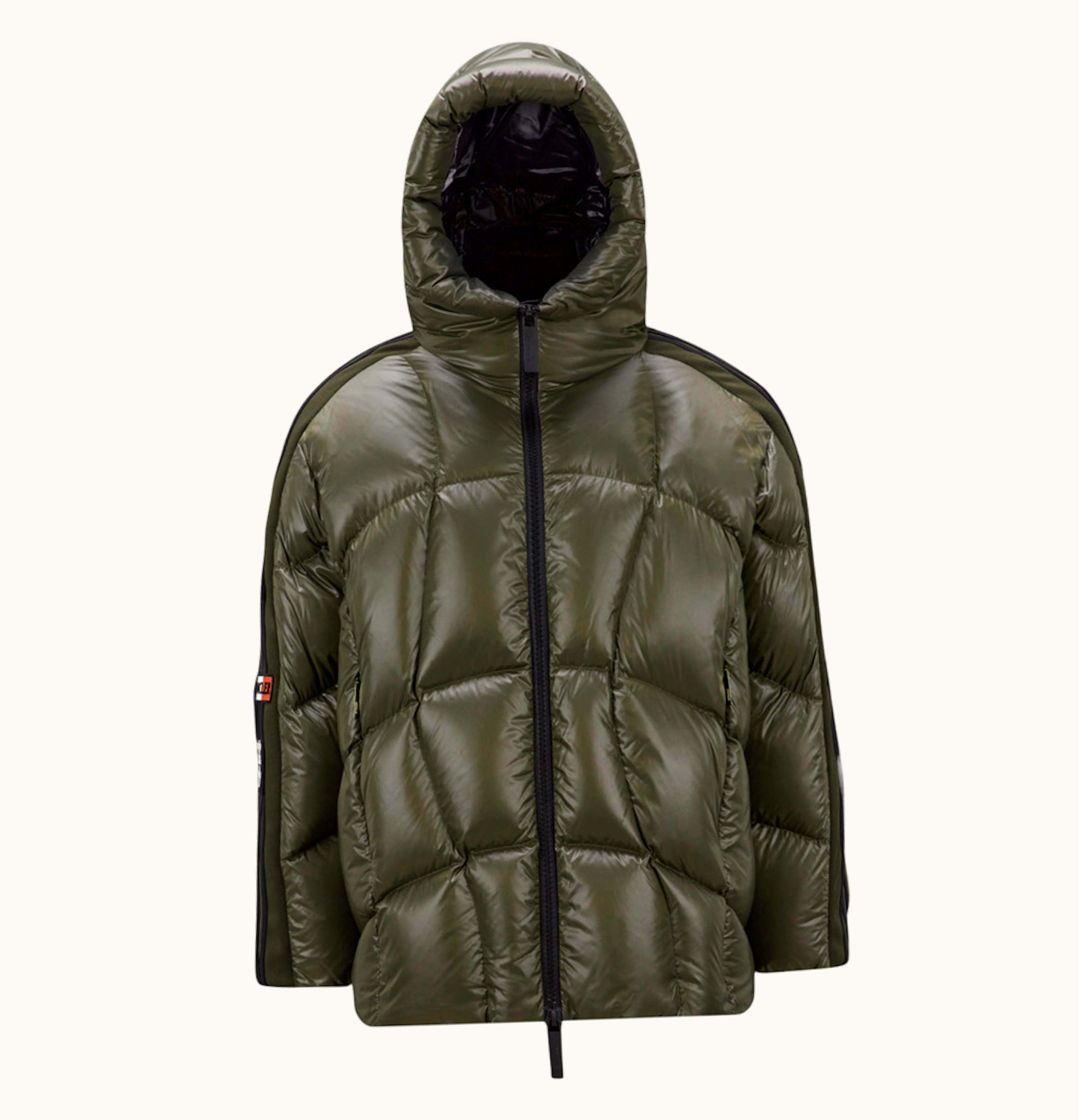 Moncler Moncler X Adidas Originals Beiser Short Down Jacket Dark Green