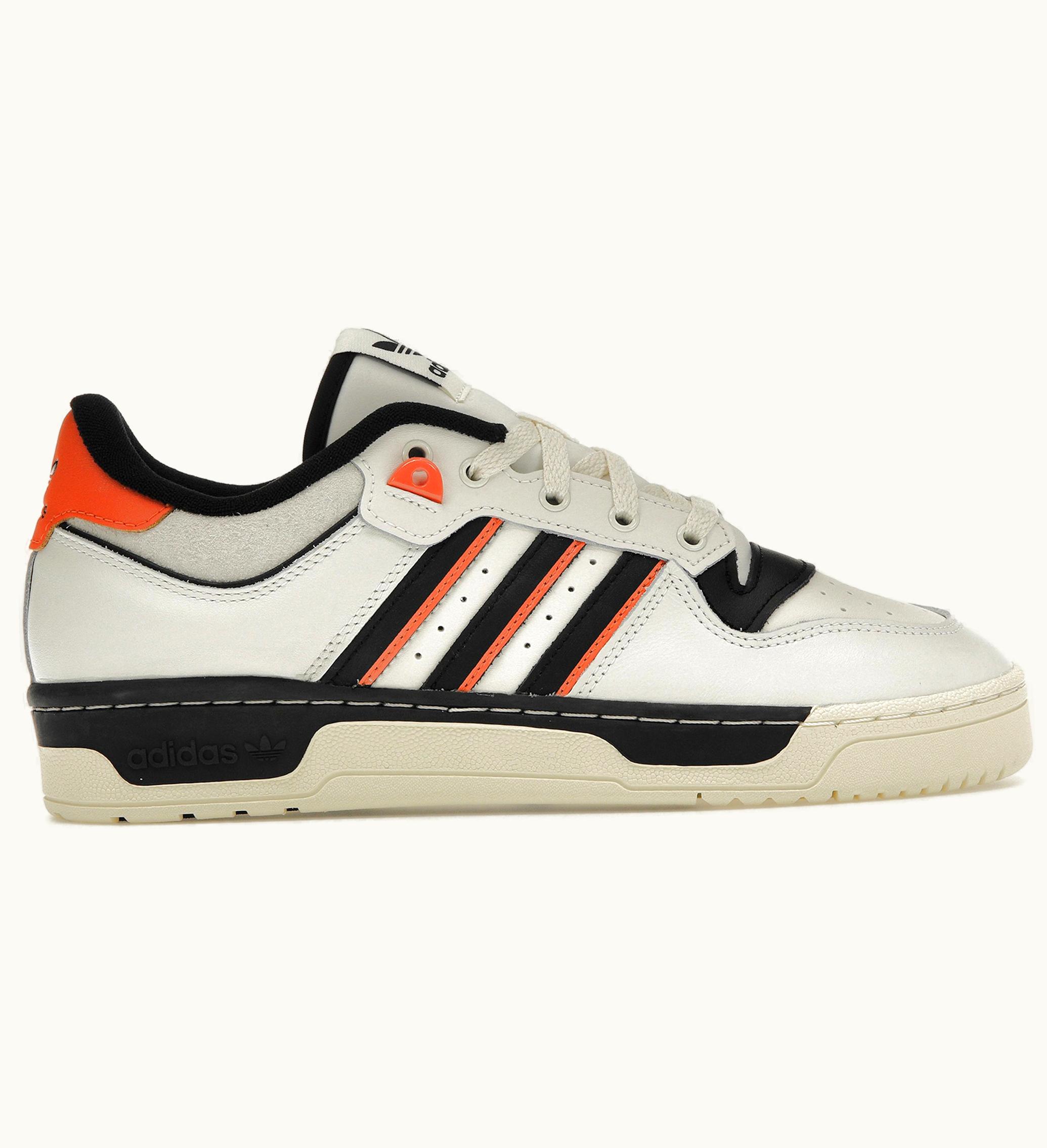 Adidas Adidas Rivalry 86 Low White Black Semi Impact Orange