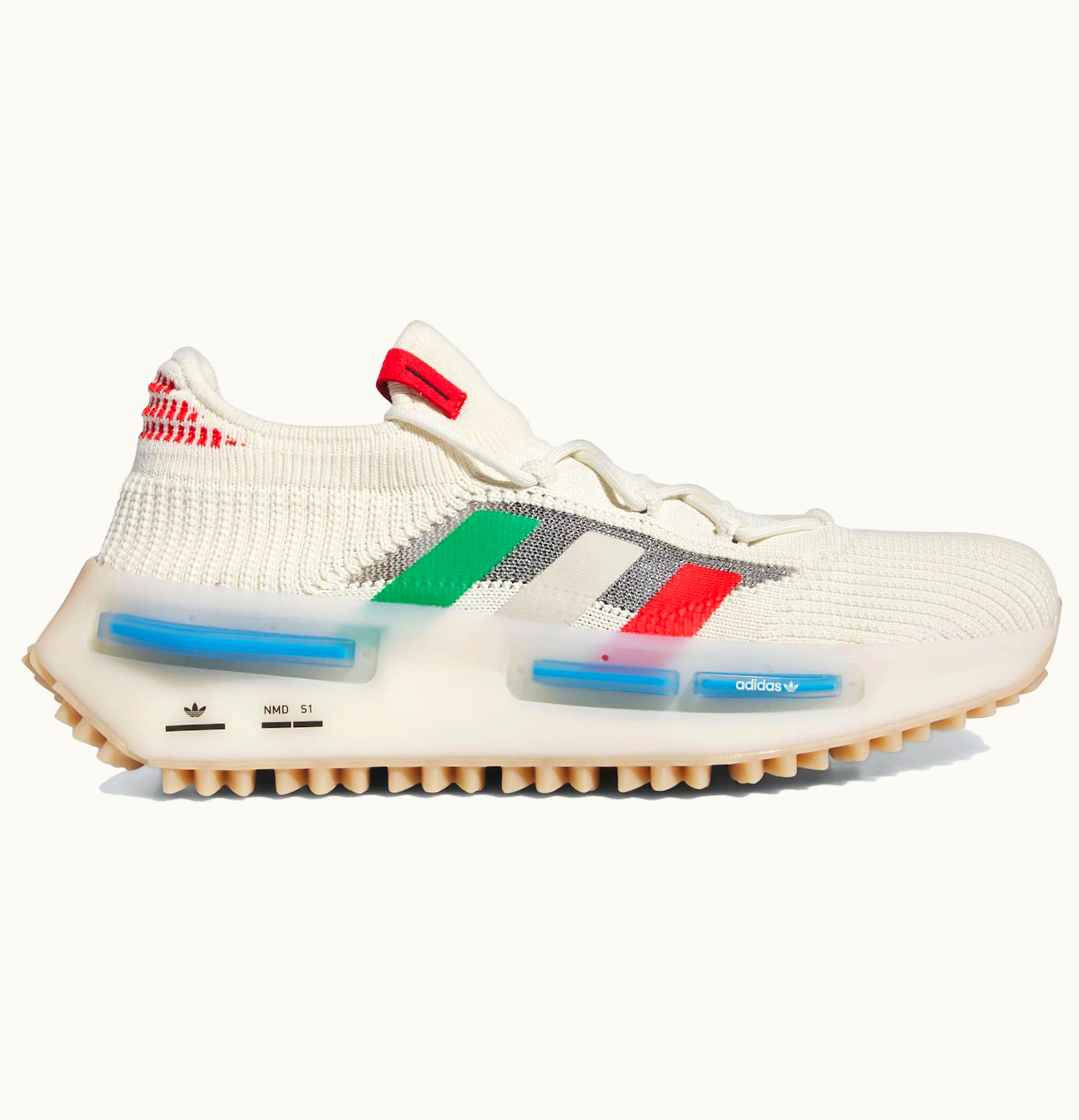Adidas Adidas NMd S1 Cream White Red Green