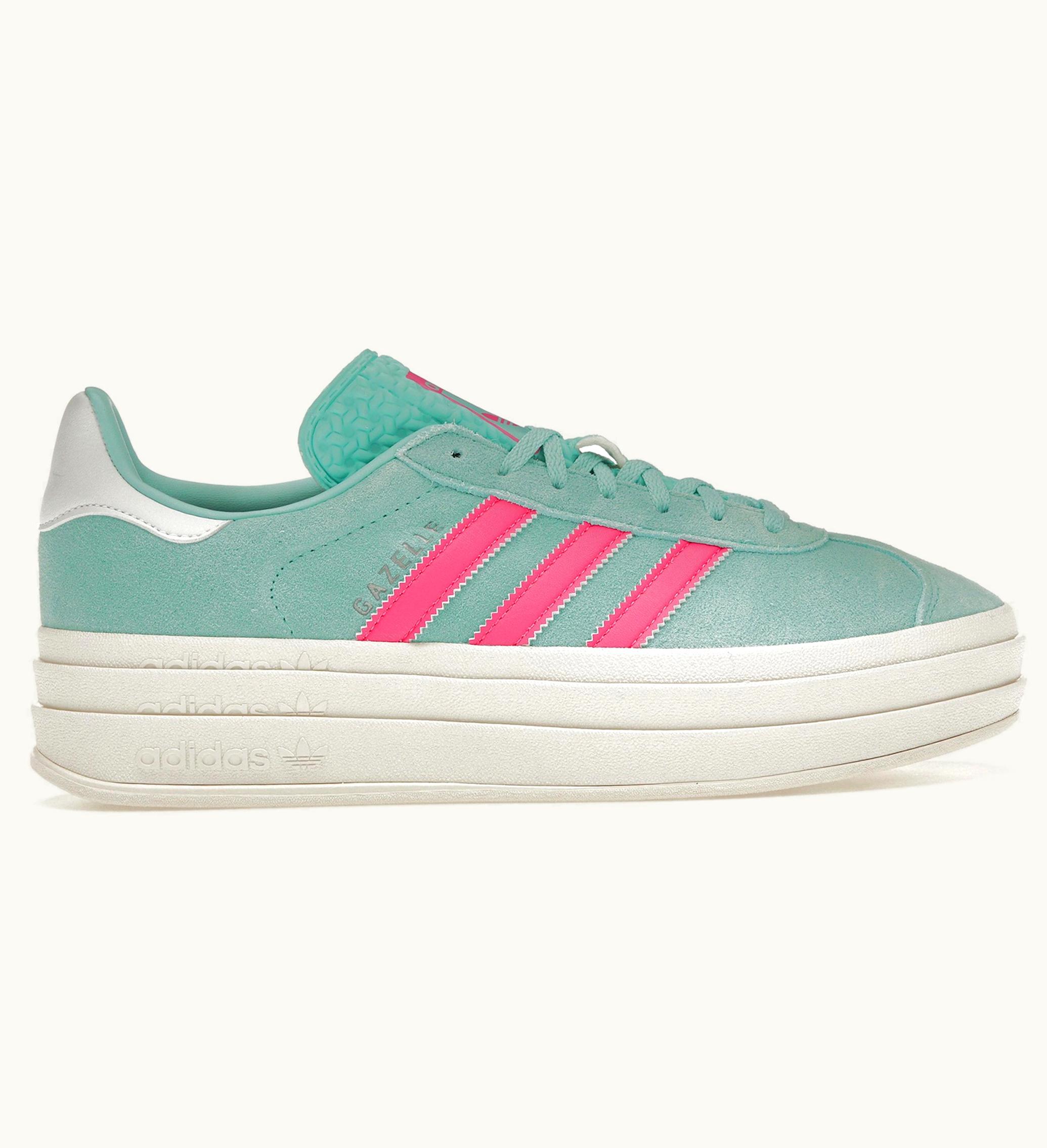 Adidas Adidas Gazelle Bold Flash Aqua Lucid Pink Womens