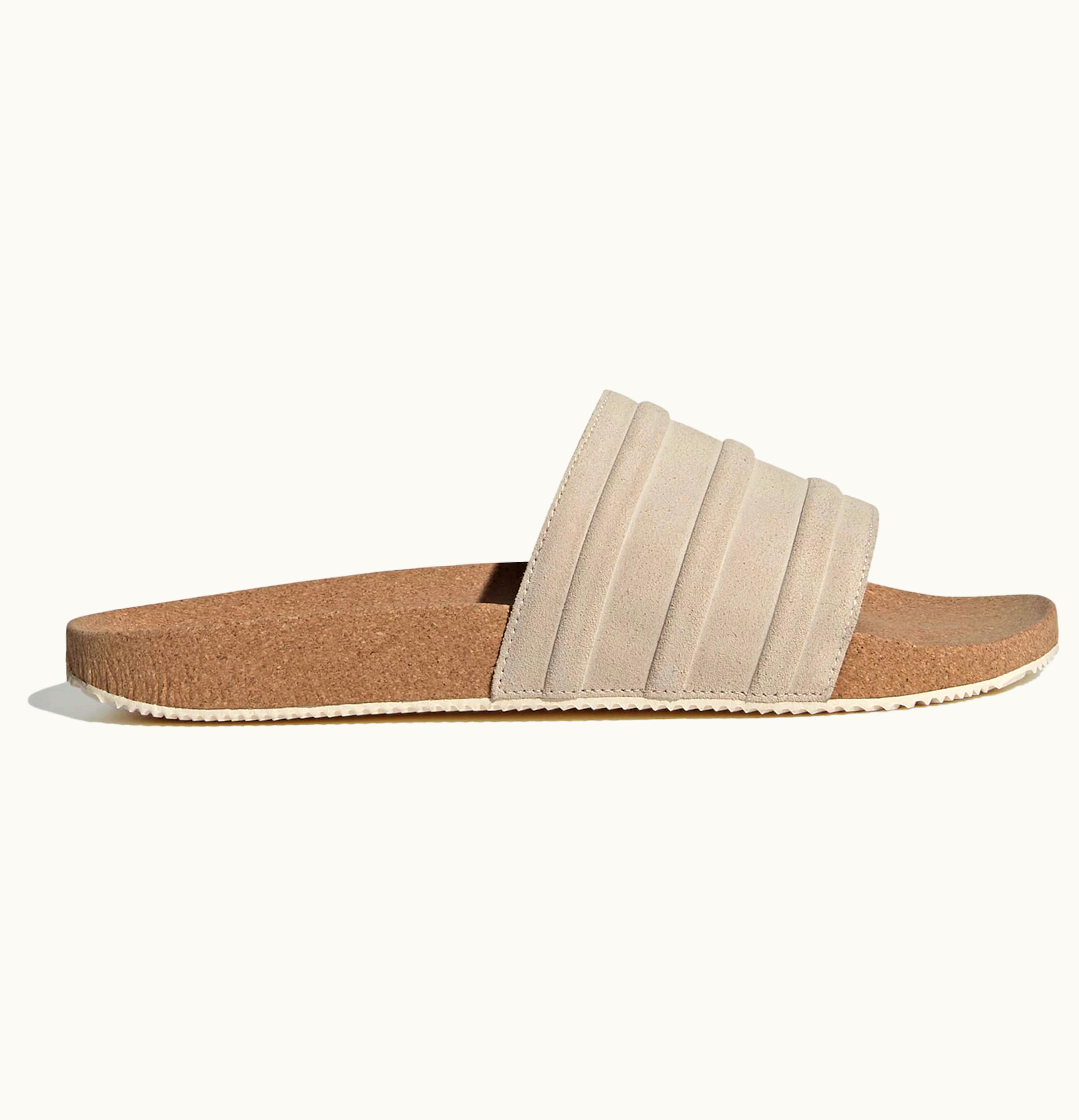Adidas Adidas Adilette Premium Slides Wonder White Cork