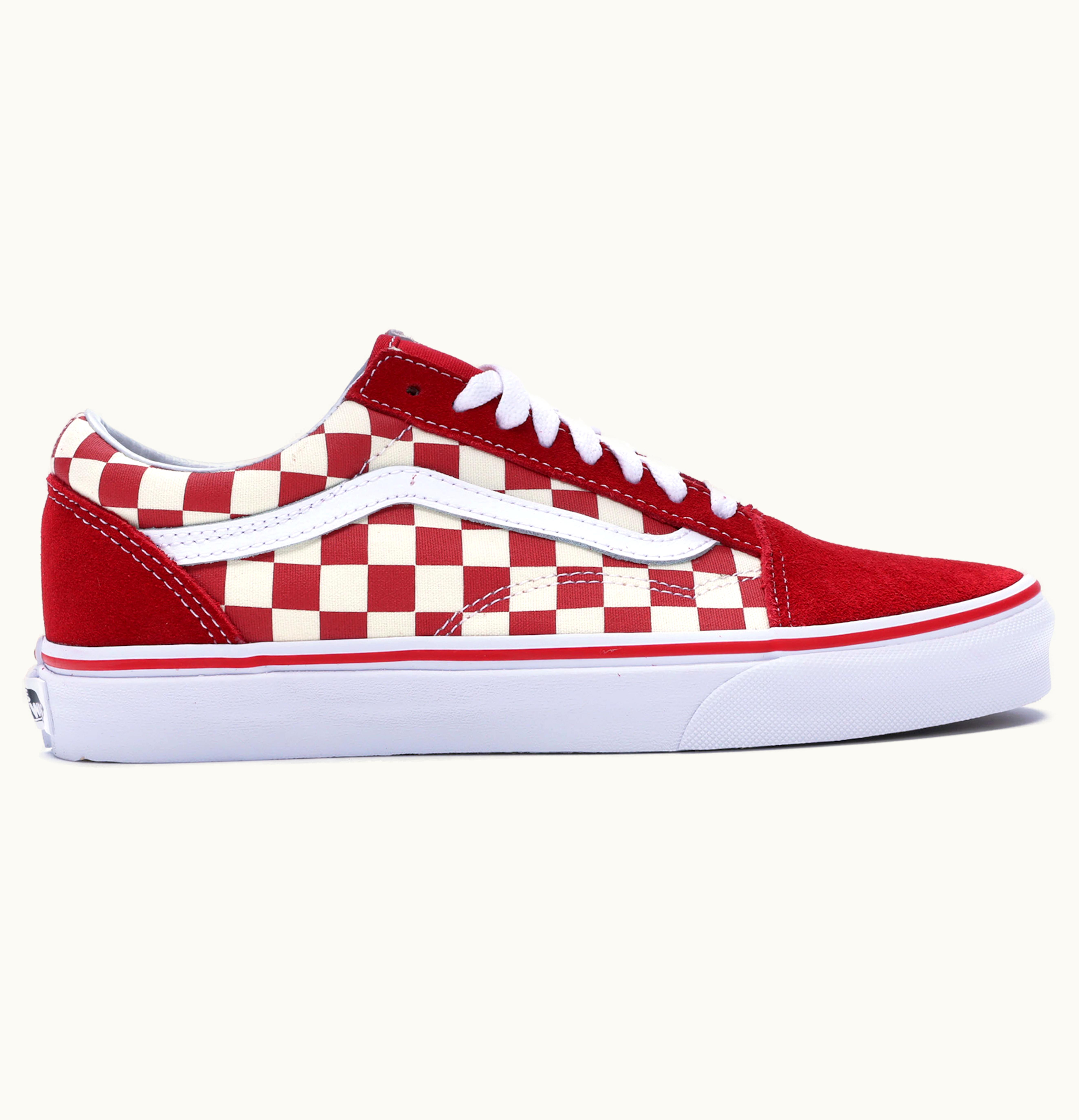 Vans Old Skool Checkerboard Racing Red