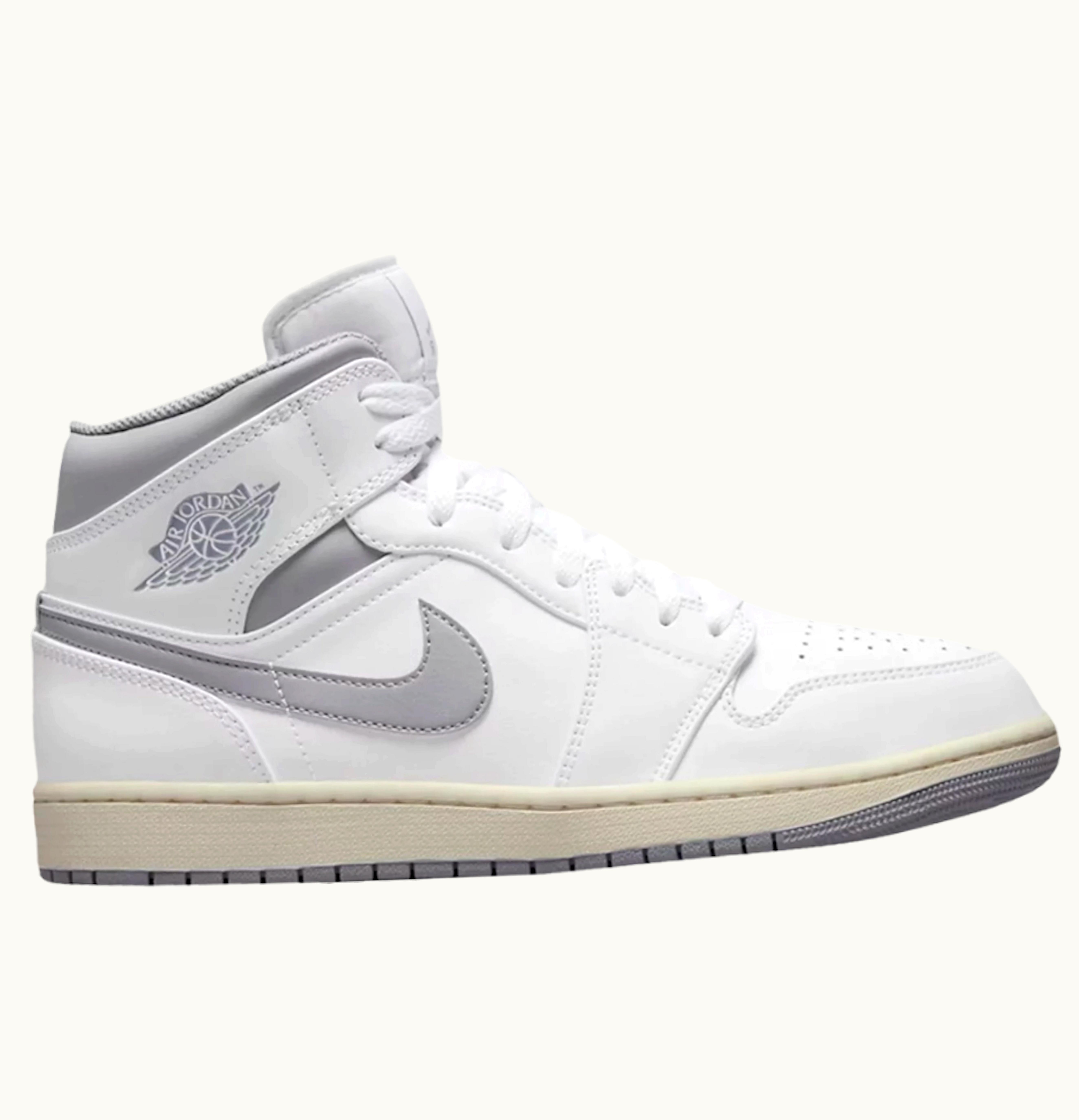 Jordan Air Jordan 1 Mid Neutral Grey GS