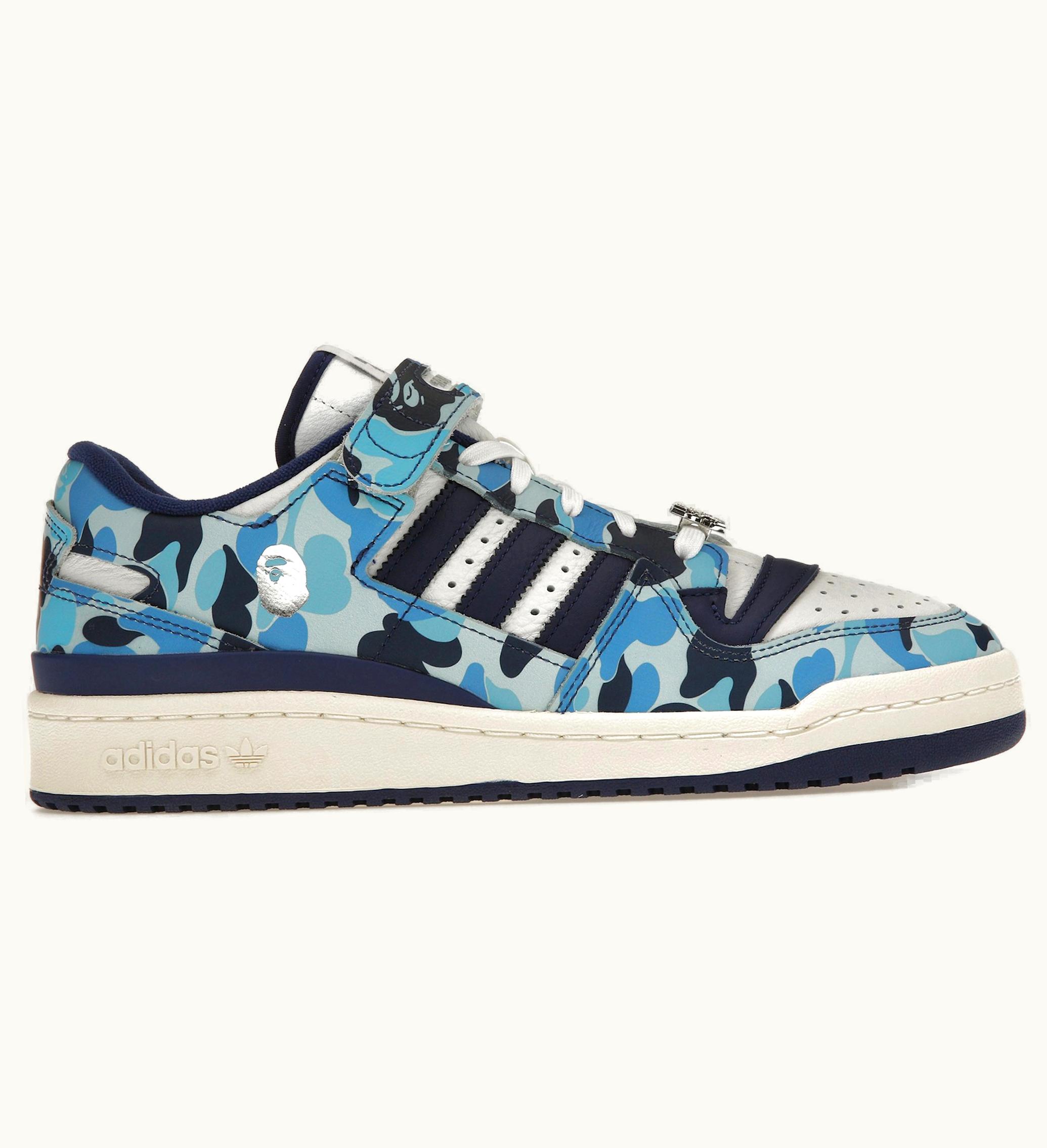 Adidas Adidas Forum 84 Low Bape 30th Anniversary Blue Camo