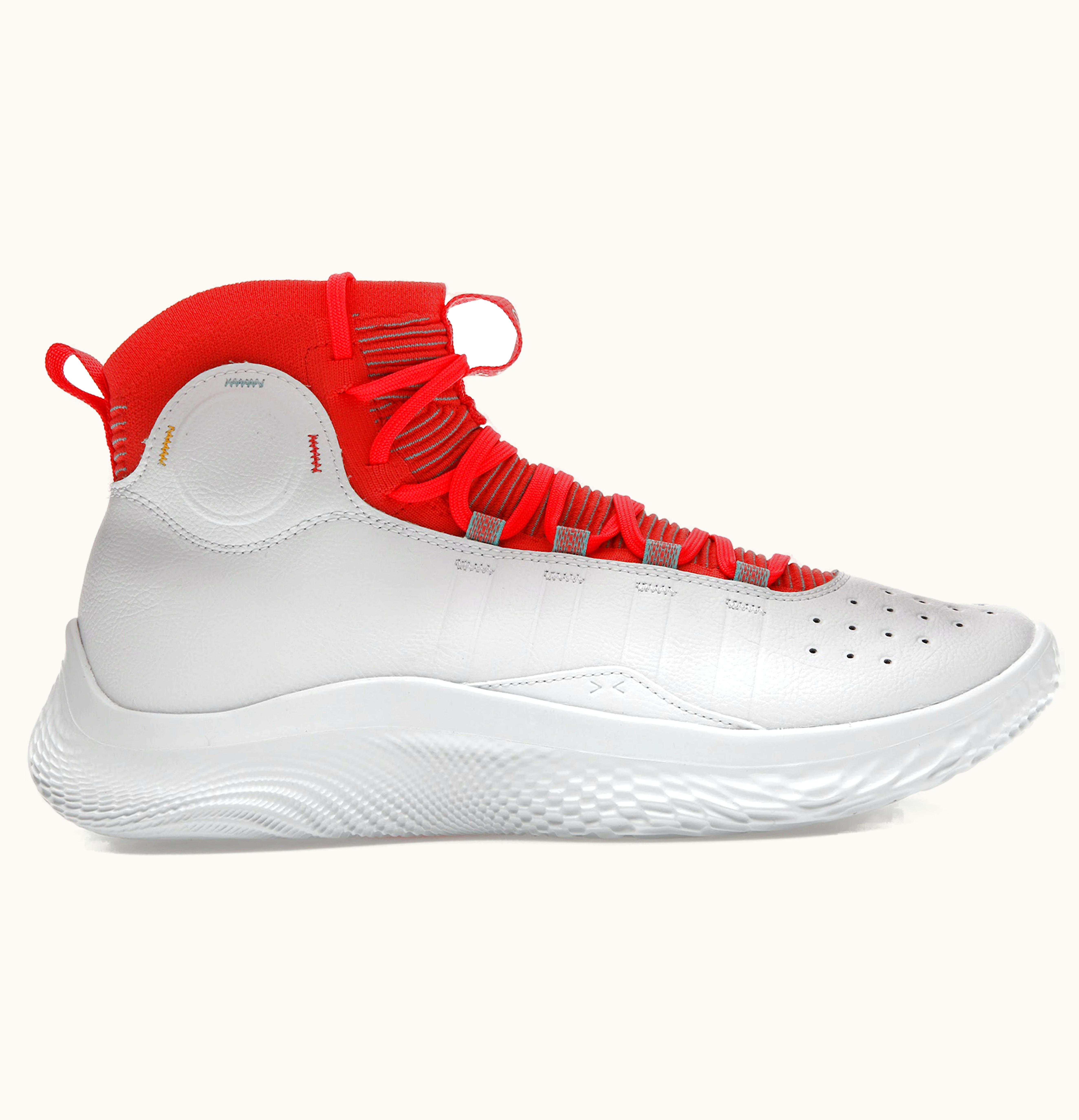 Under Armour Curry 4 Flotro White Red