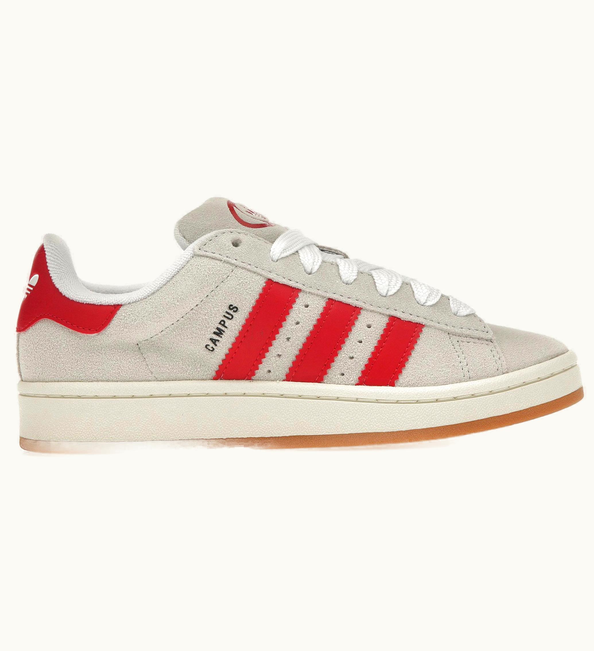 Adidas Adidas Campus 00s Crystal White Better Scarlet