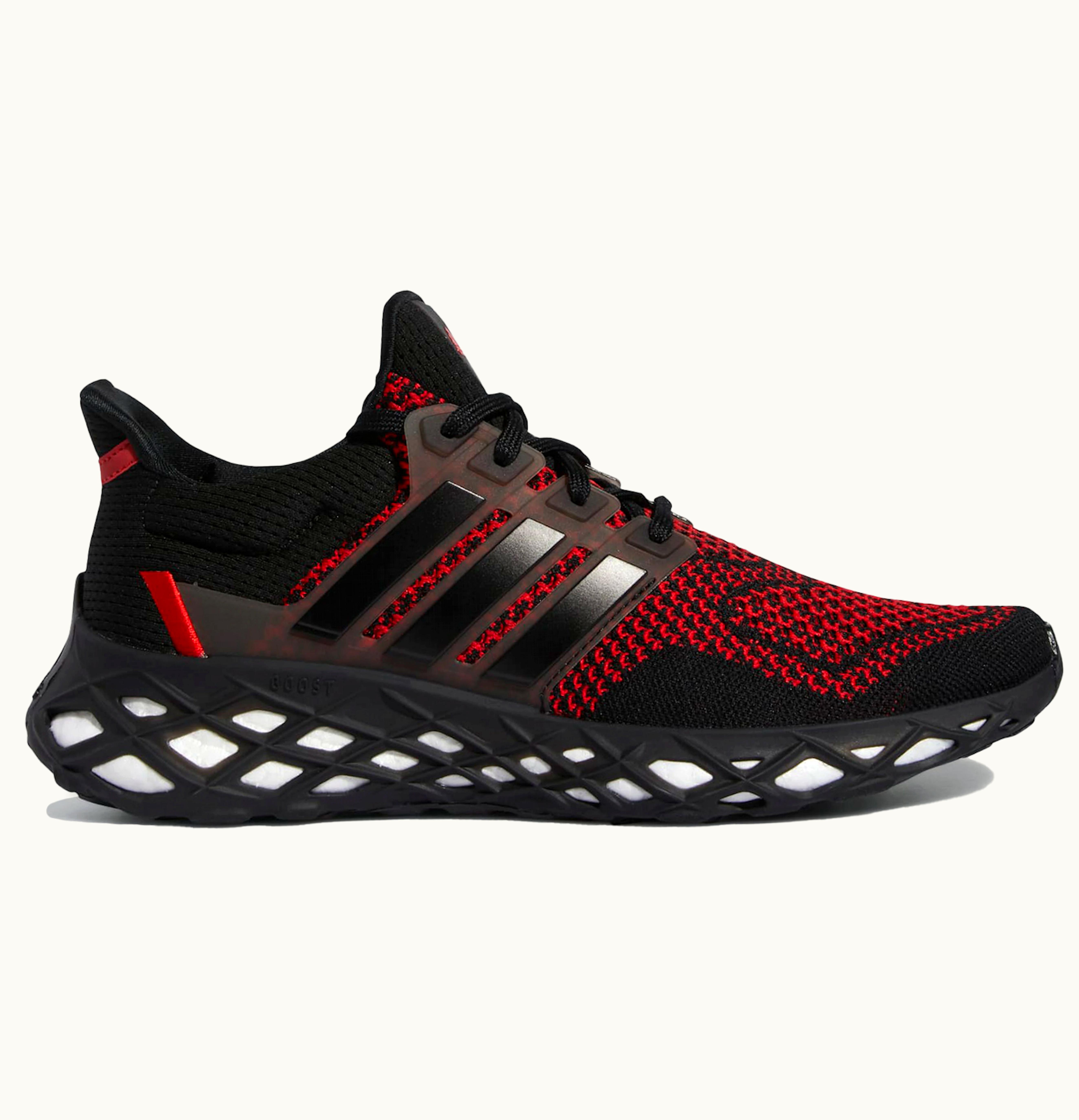 Adidas Ultra Boost Web DNA Core Black Vivid Red