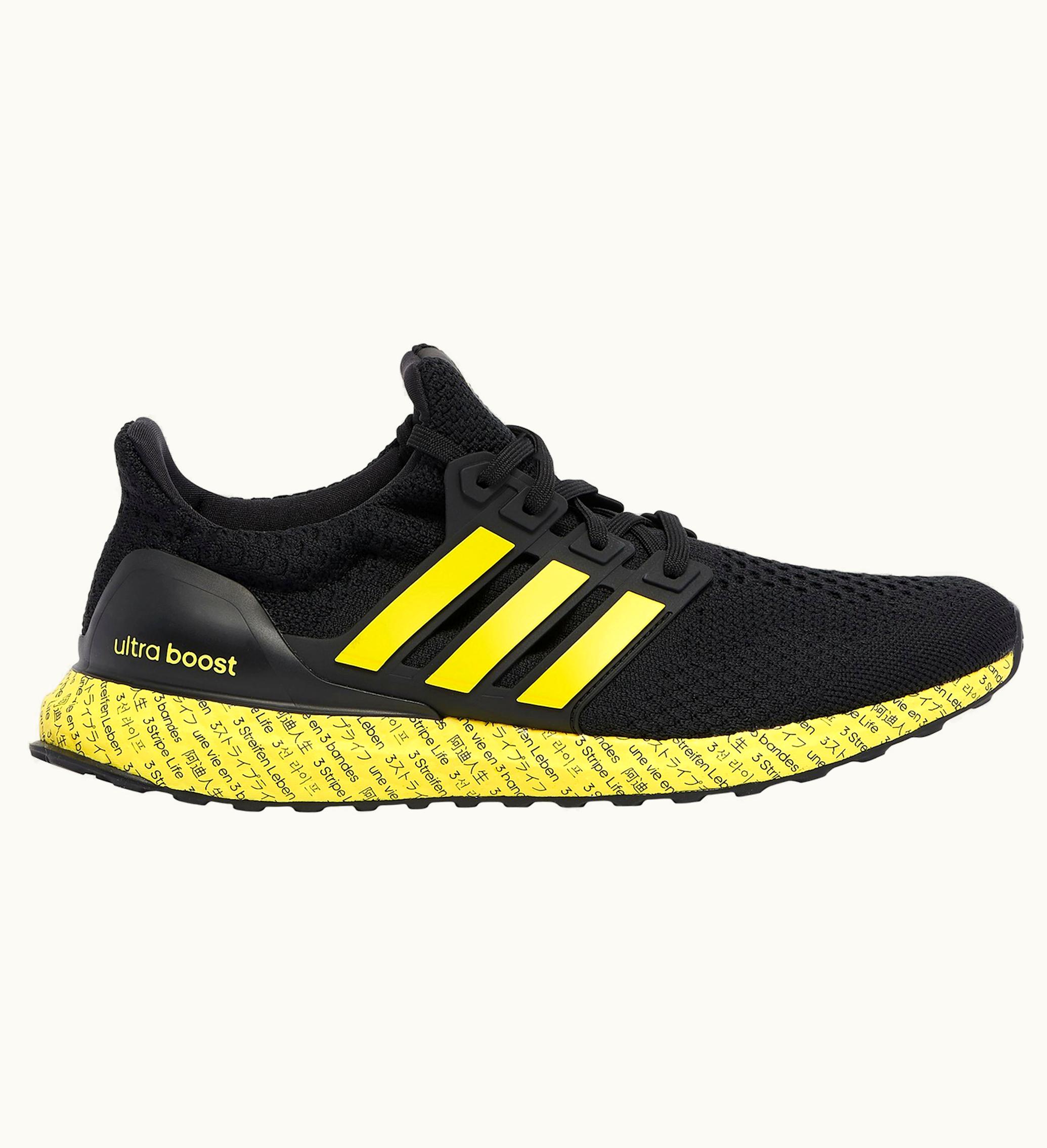 Adidas Adidas Ultra Boost 50 Dna 3 Stripe Life Black Yellow