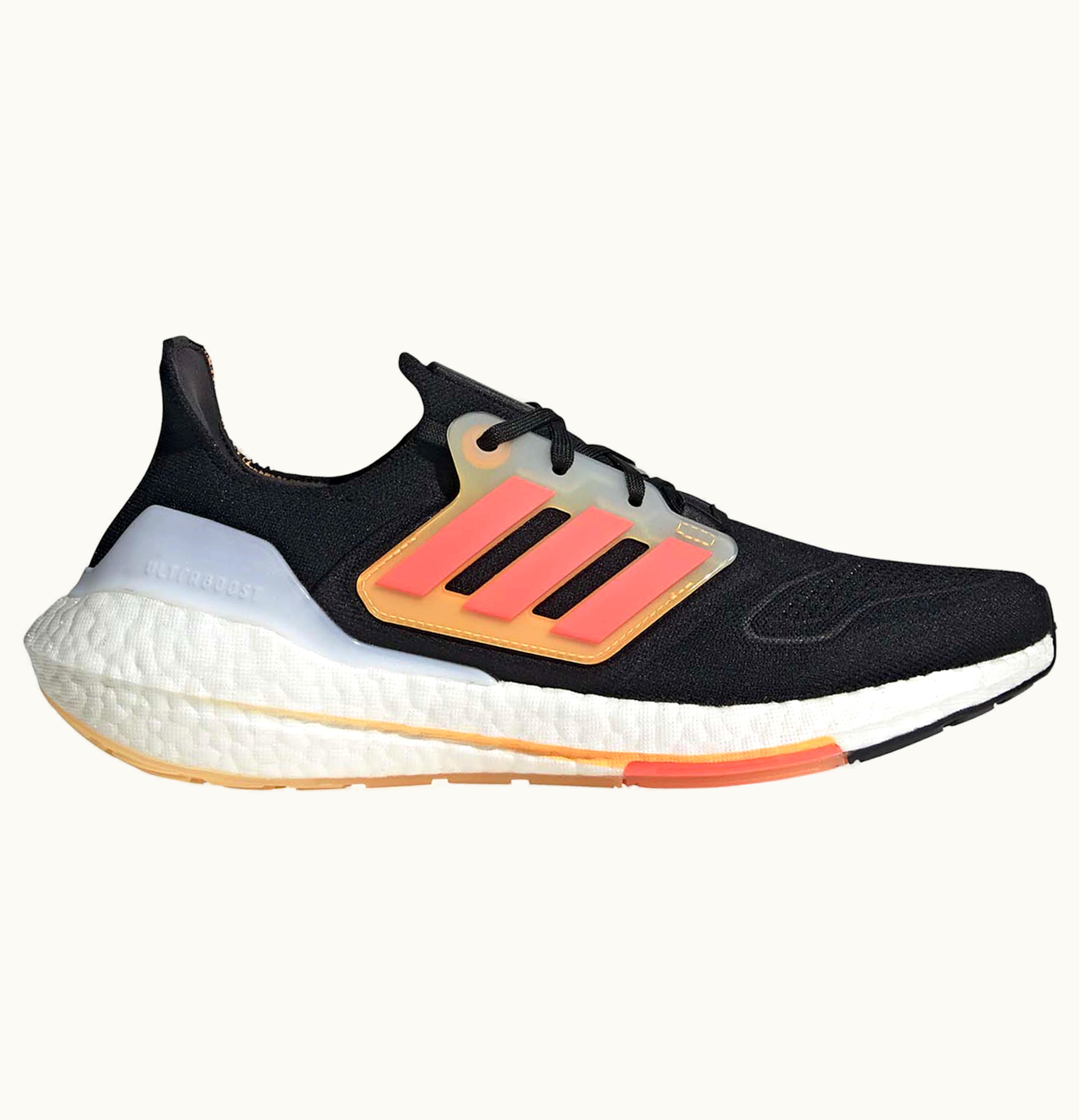 Adidas Ultra Boost 22 Black Turbo Flash Orange