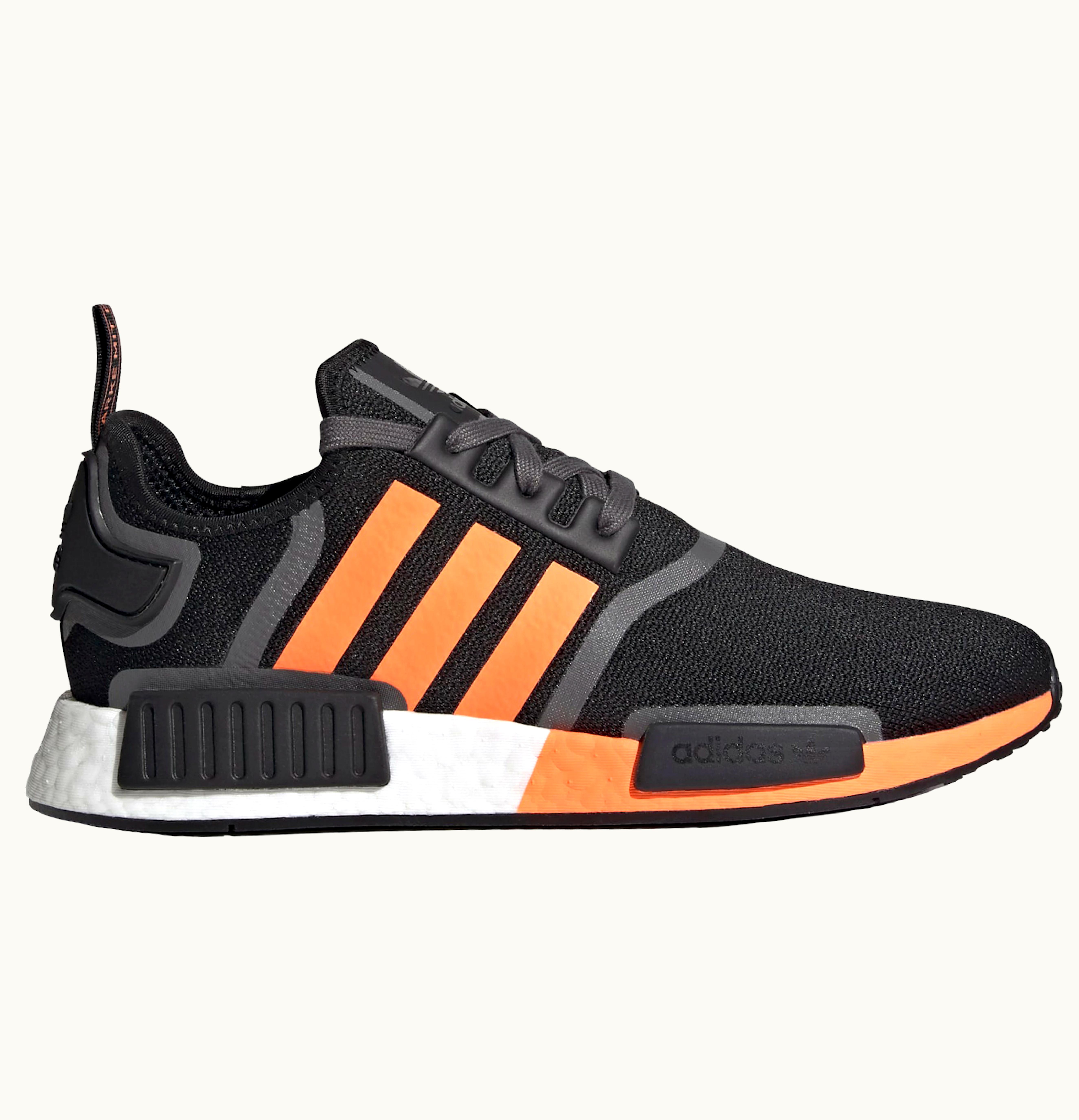 Adidas NMD R1 Black Screaming Orange