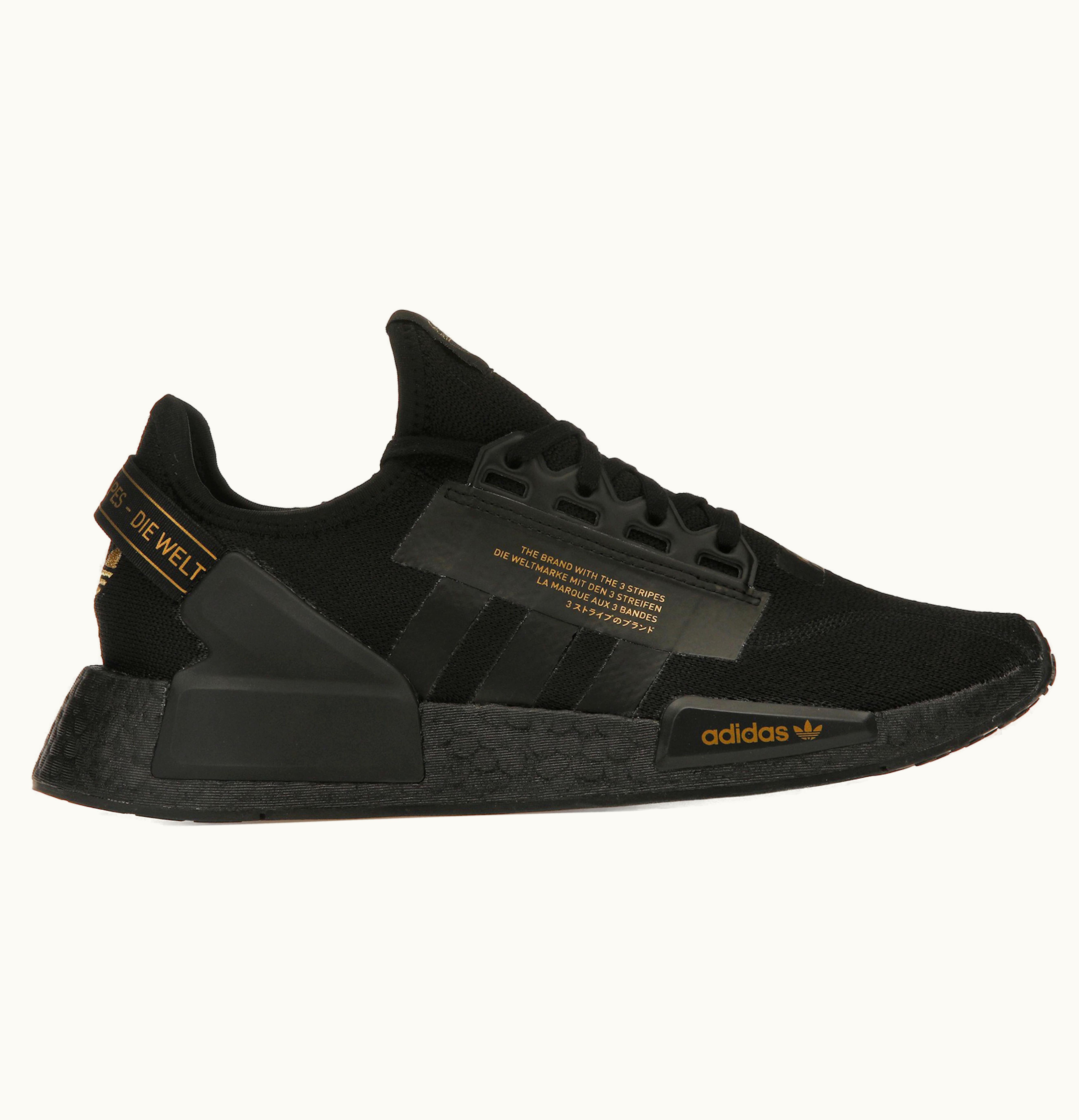 Adidas Adidas NMd R1 V2 Black Gold Metallic