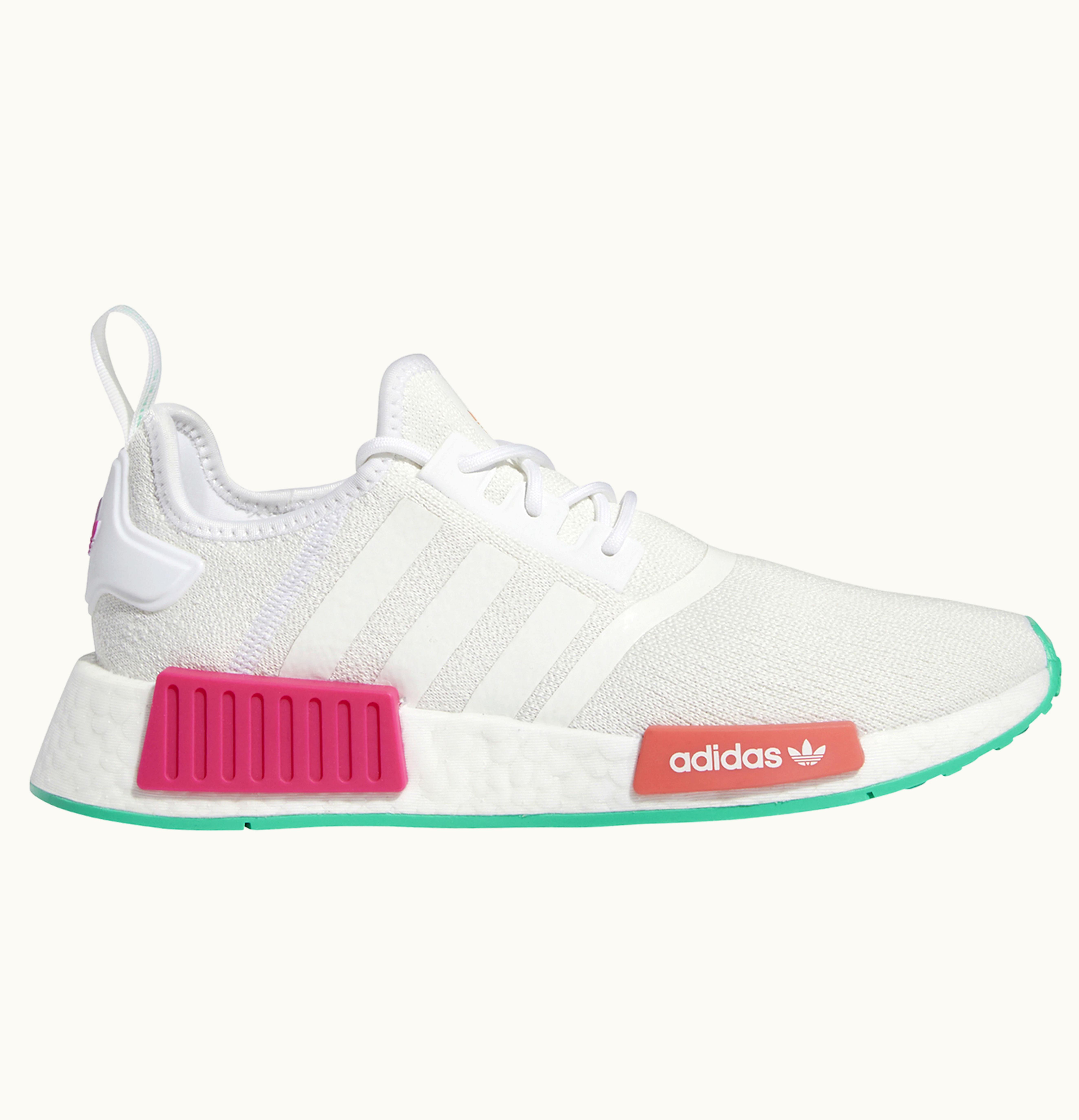 Adidas Adidas NMd R1 White Magenta Green Womens