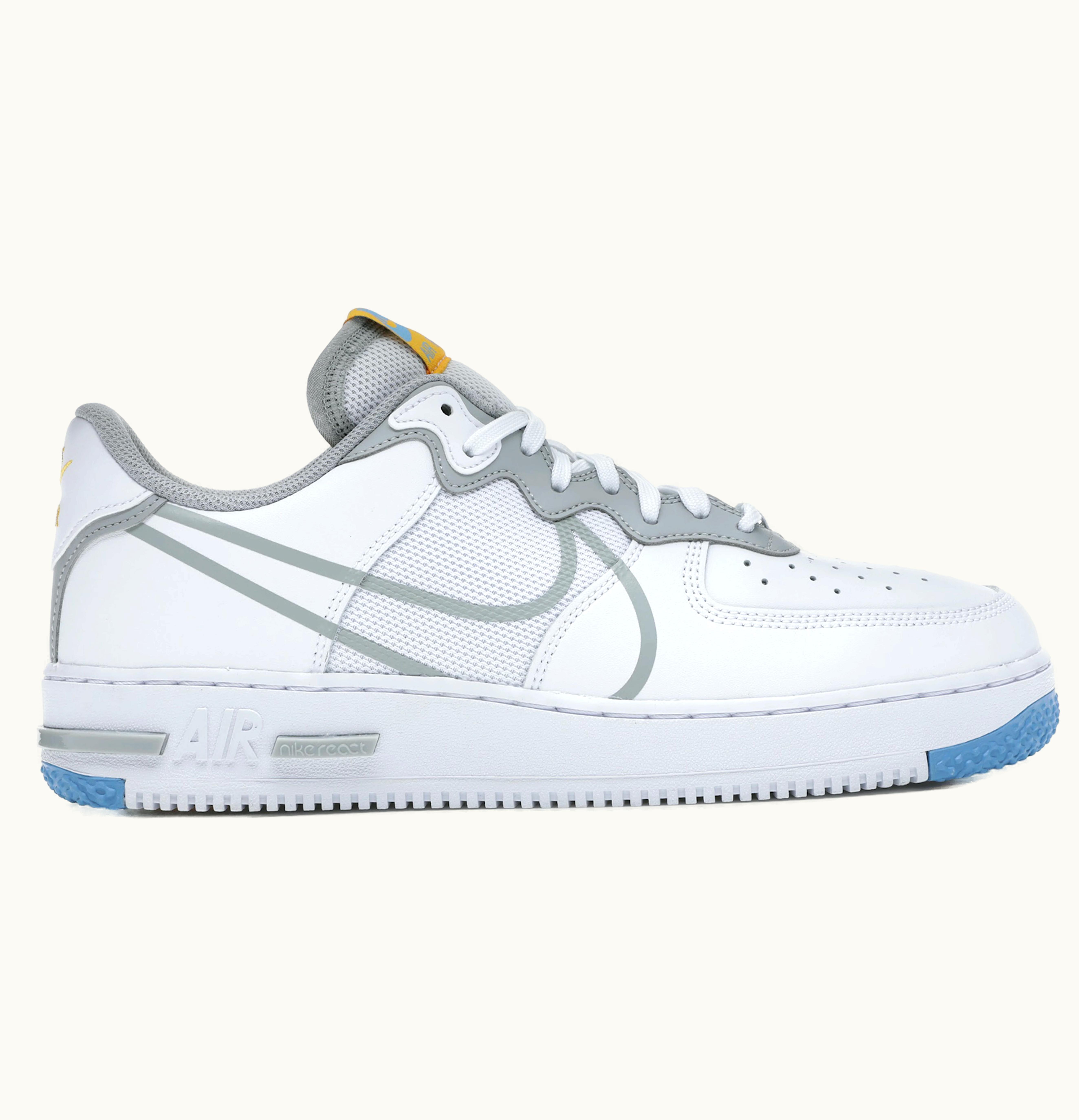 Nike Nike Air Force 1 React Light Smoke Grey