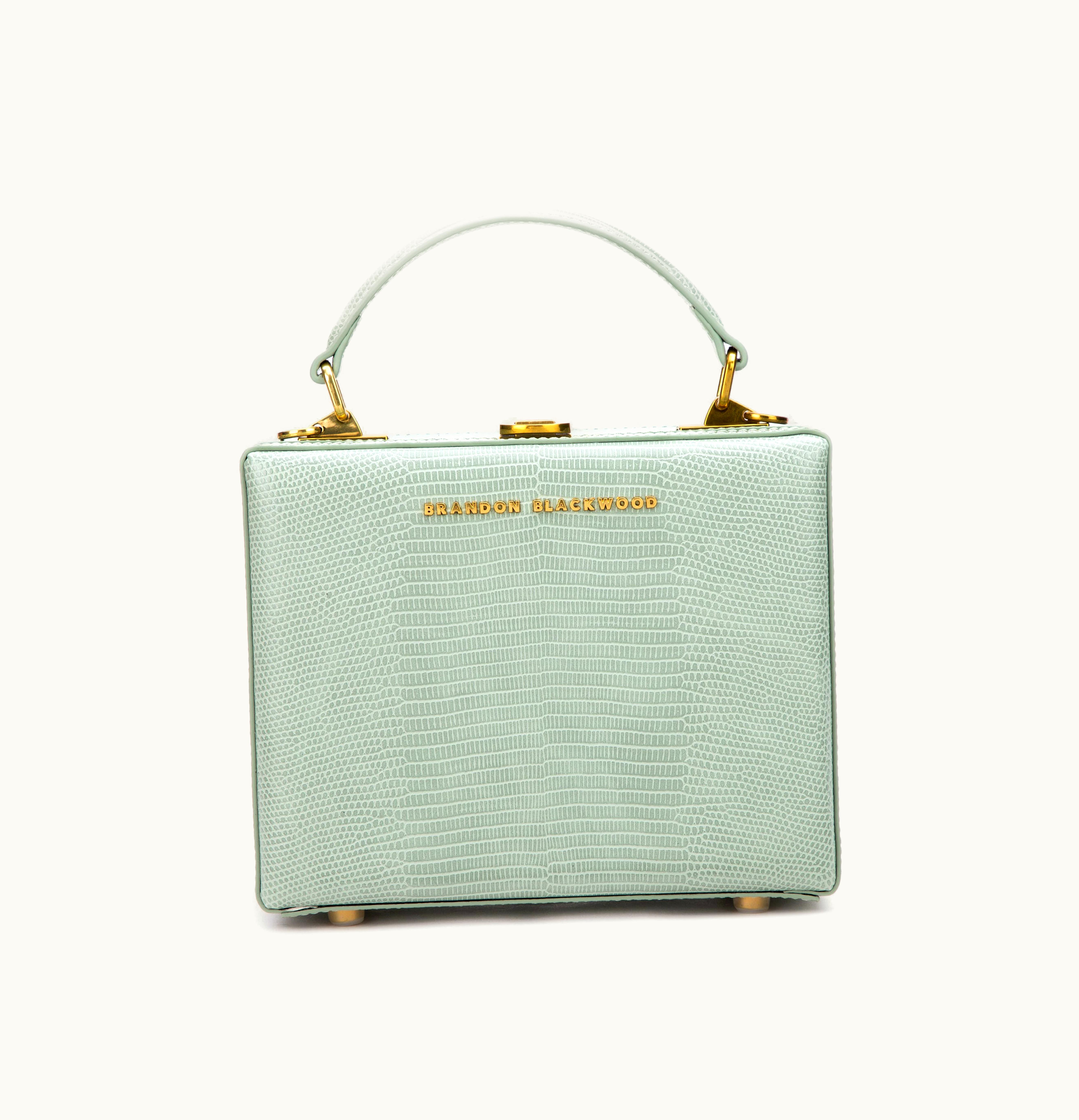 Brandon Blackwood Brandon Blackwood Kendrick Trunk Embossed Green Lizard